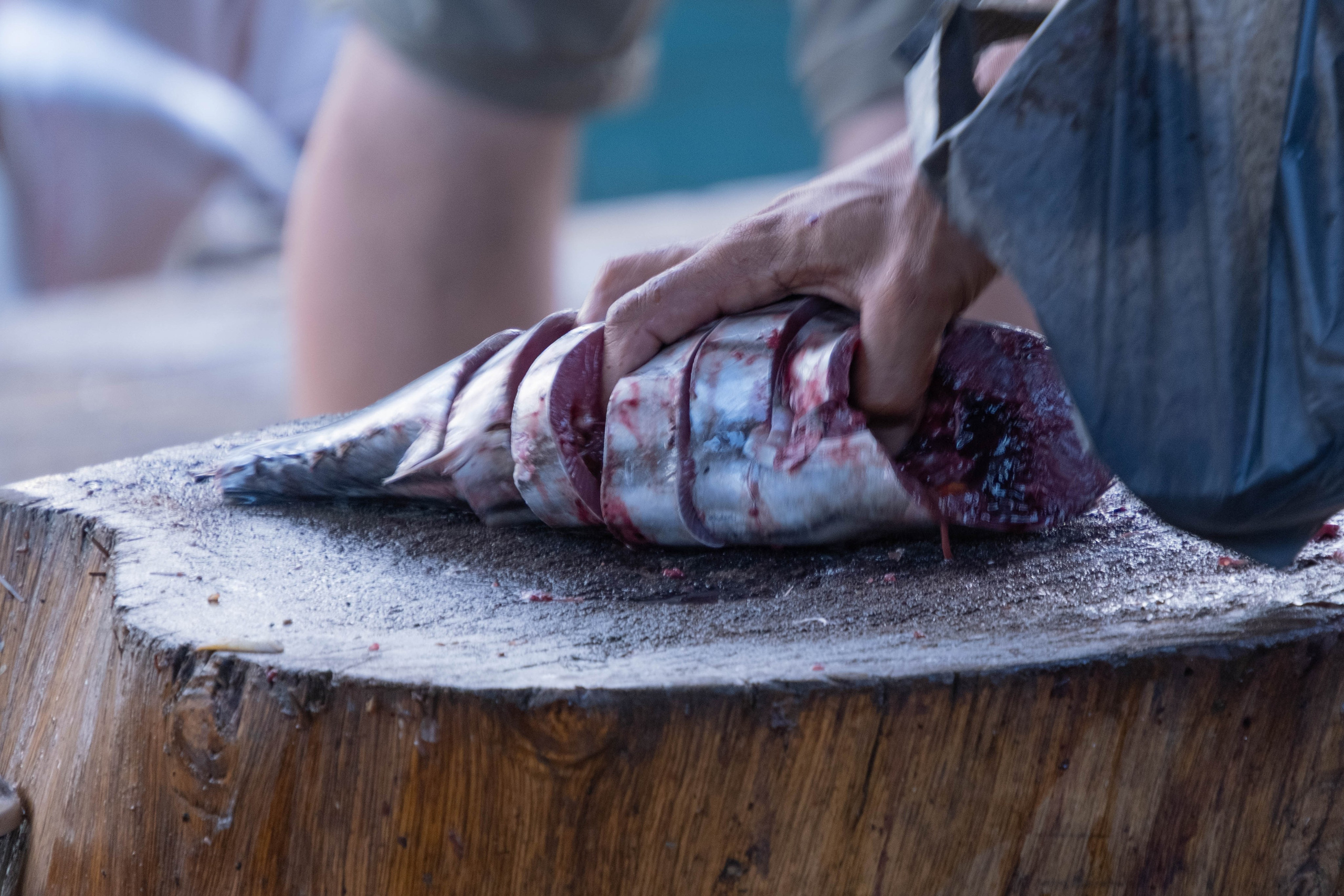 Остров Борнео, город Семпорна. Причал и рынок. Фотографии из путешествий