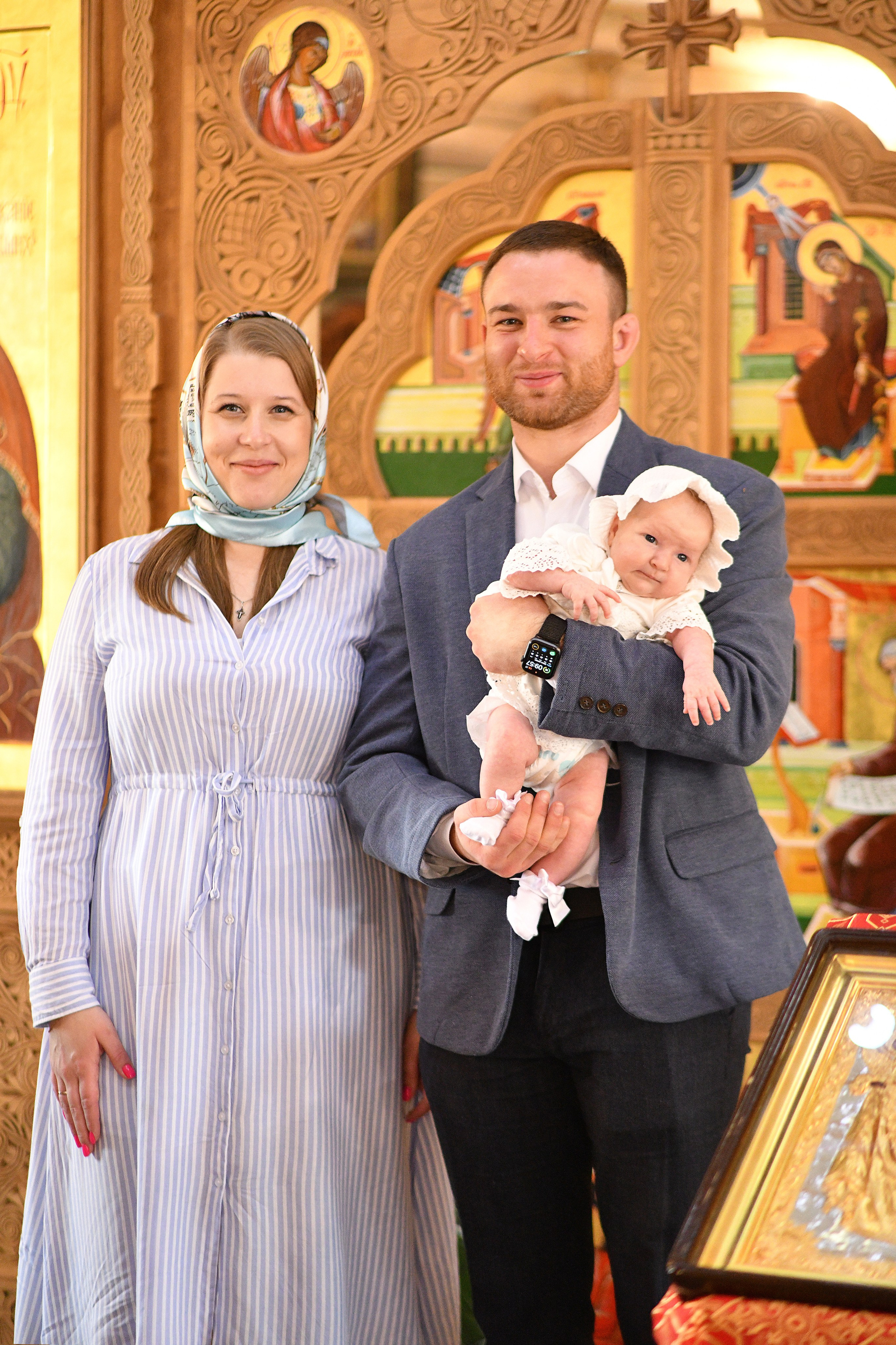 Крещение младенца Ксении. Свадебный и портретный фотограф в Москве Галина Борисова