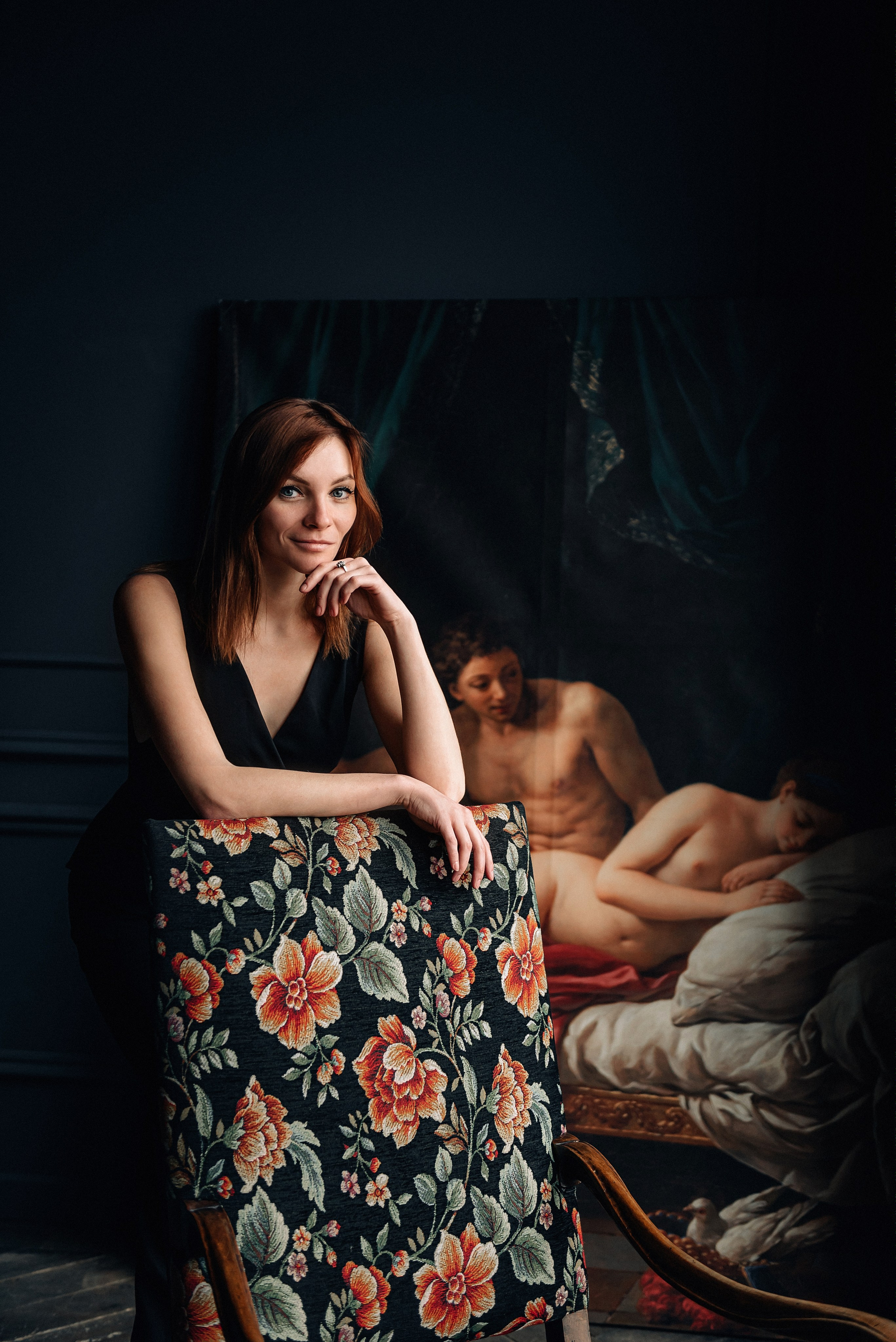 Женская фотосессия в фотостудии Nacked Sky. Портретный фотограф Москва Светлана Кашура
