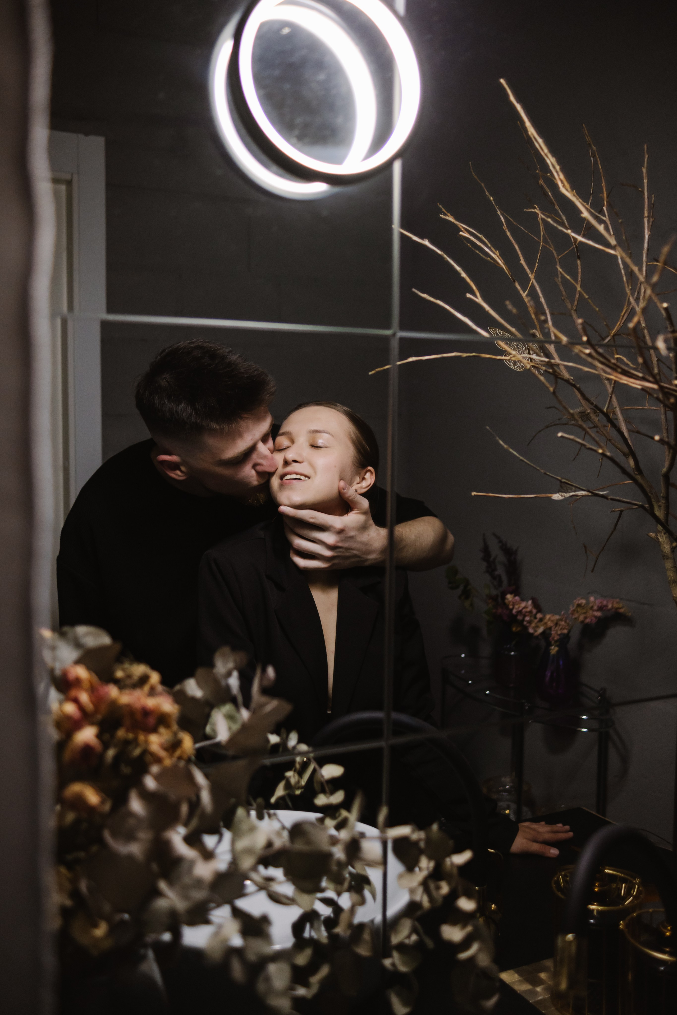 Студийная парная фотосессия Ани и Вити. Портретный и репортажный фотограф в Санкт-Петербурге | Валерия Кайряк