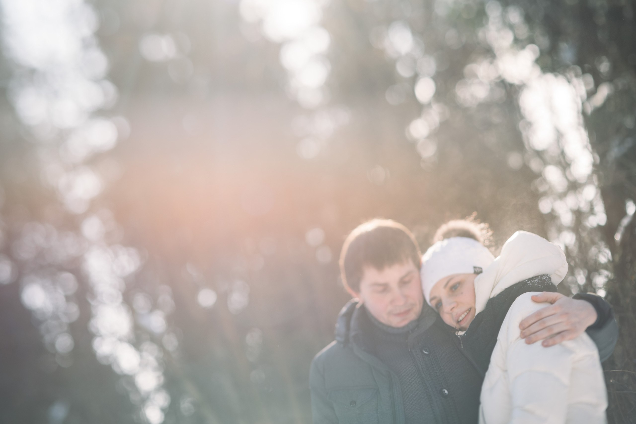 Зимняя фотосессия на улице. Свадебный и семейный фотограф в Минске Филиппович Александр