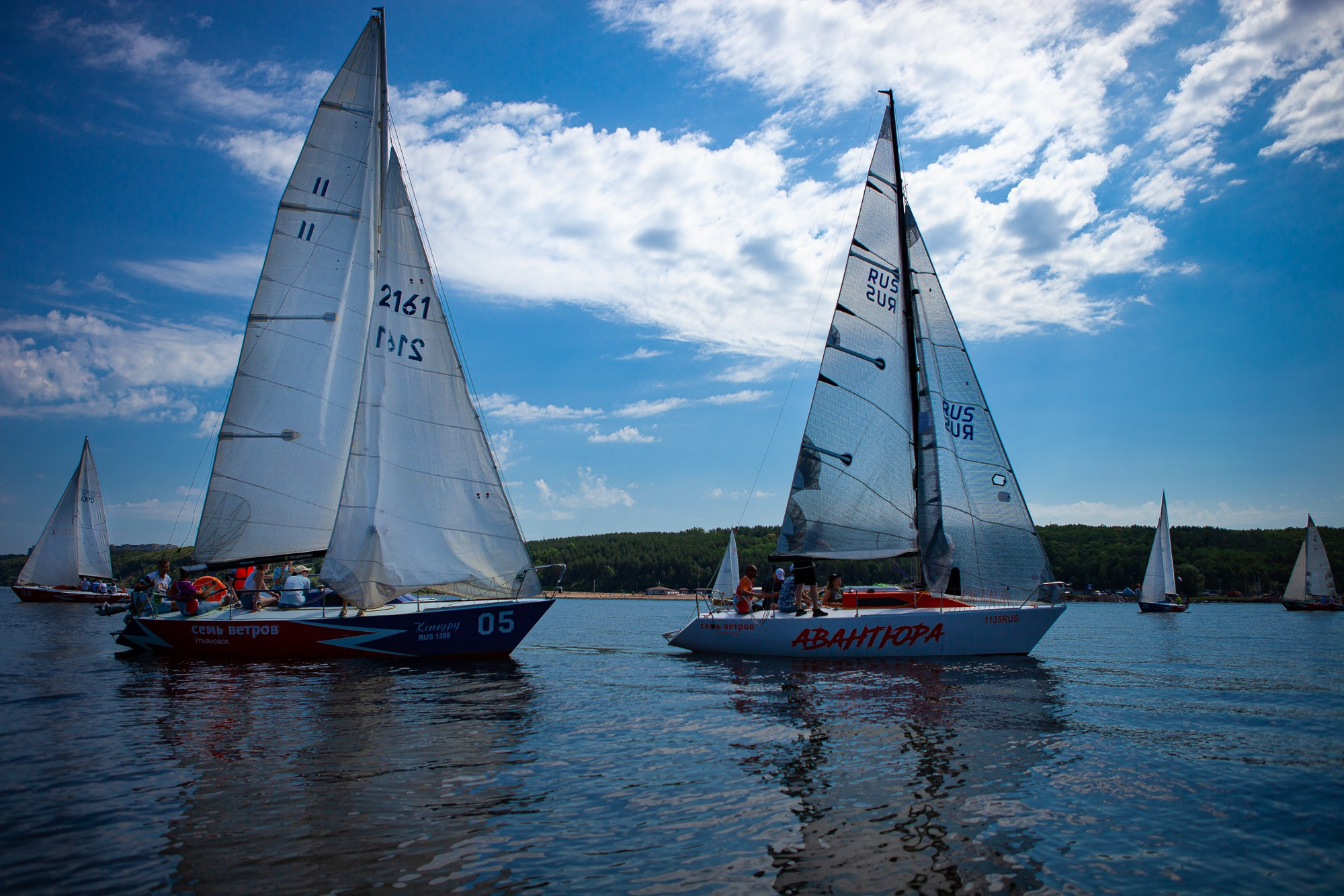 Парусная регата. Фотограф Анастасия Лёвушкина
