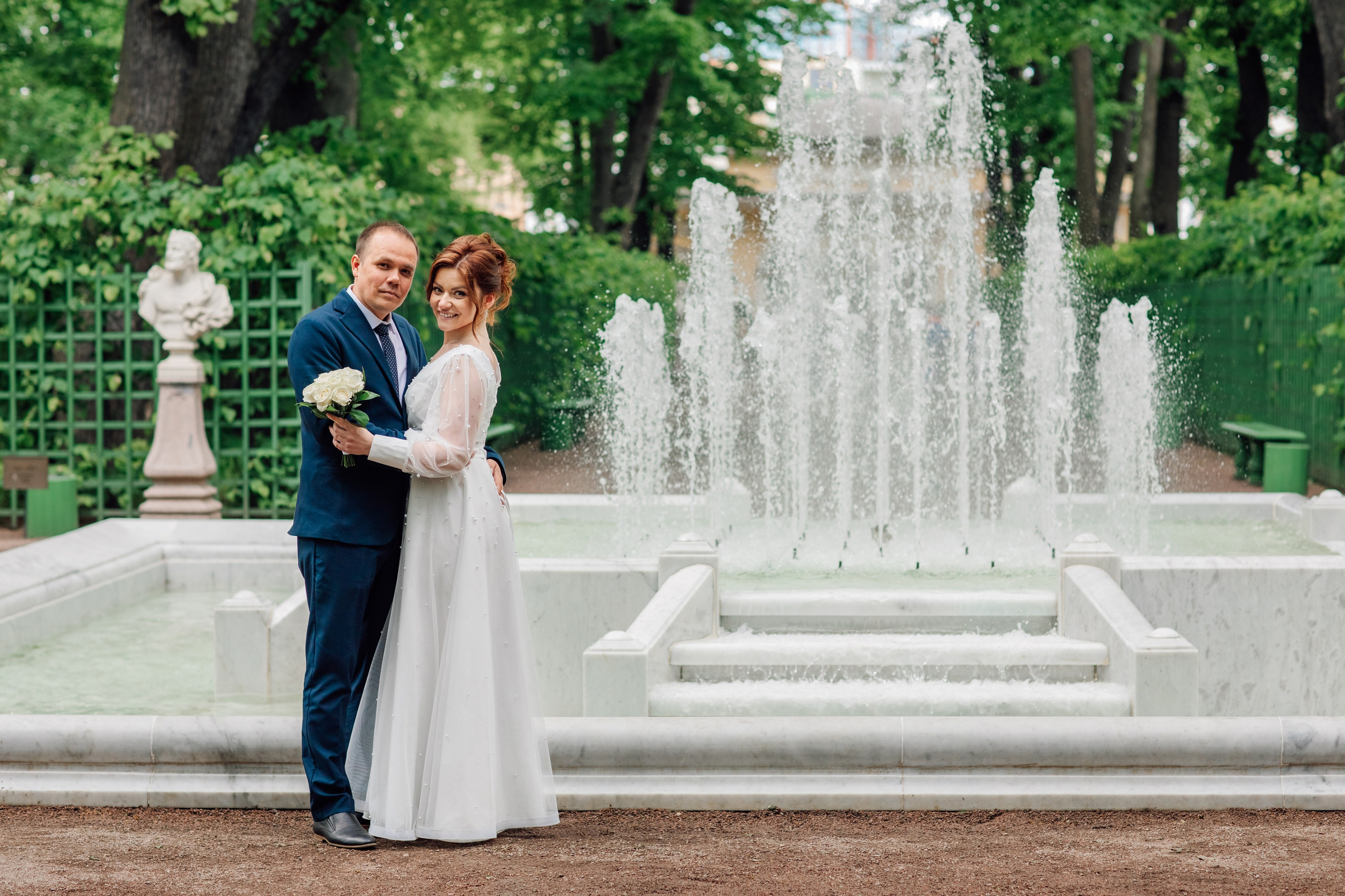 Татьяна и Роман. Регистрация брака во Дворце бракосочения № 2 и прогулка. Свадебный и семейный фотограф в Санкт-Петербурге и Сестрорецке