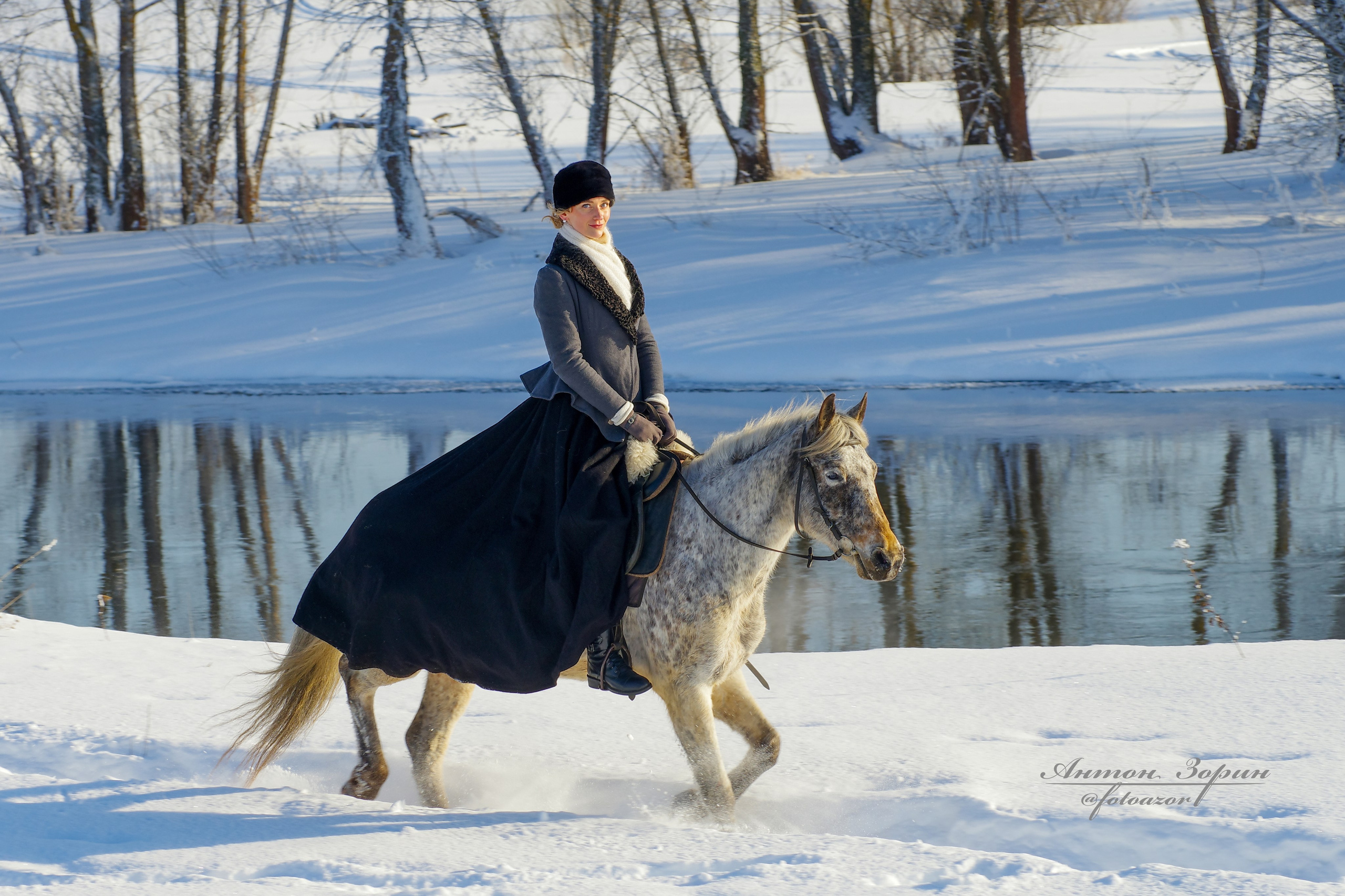 Конная охота. Семейный и детский фотограф Антон Зорин