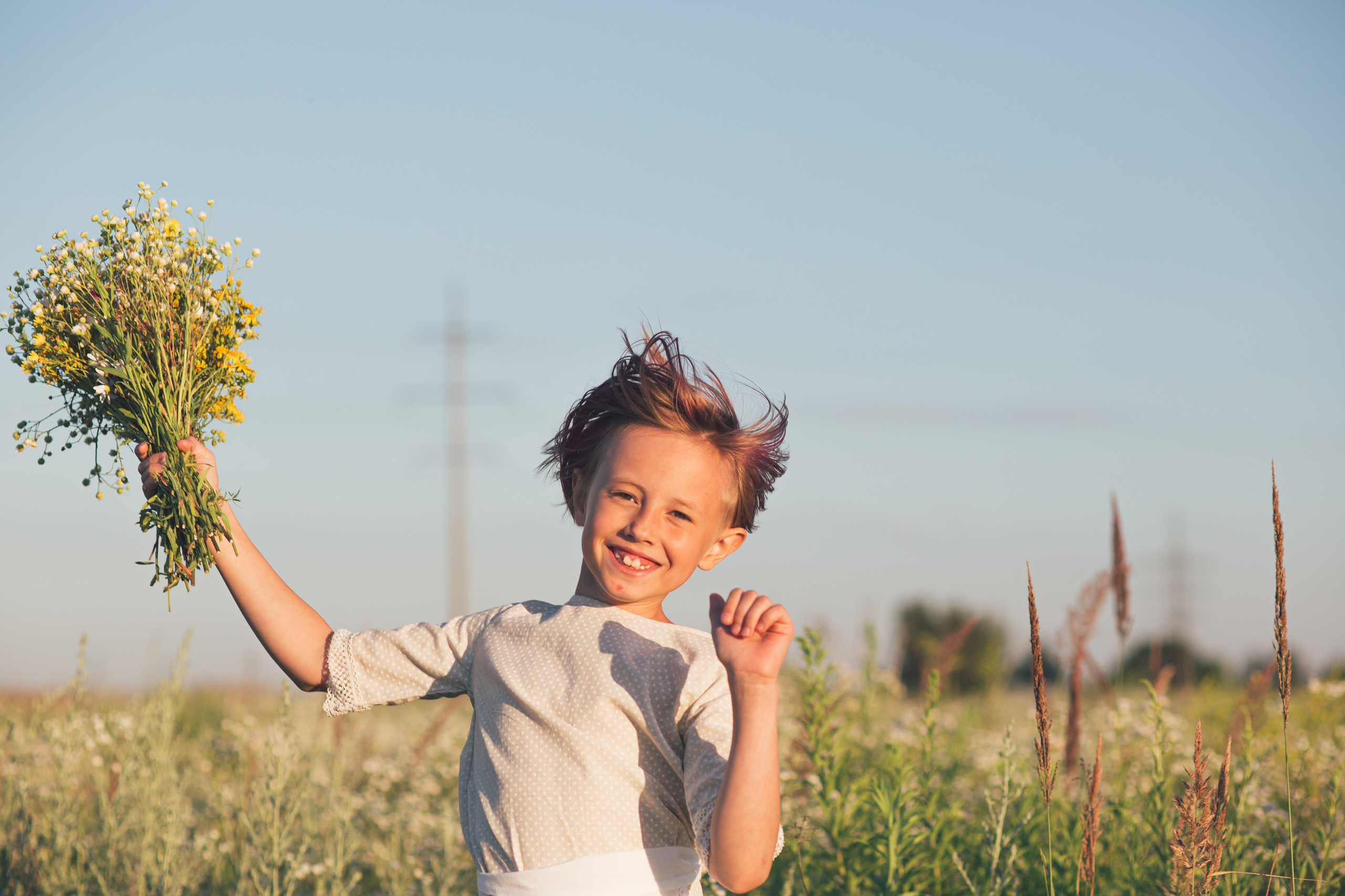 Фотосессия в ромашках. Галина Шарапова Детский и семейный фотограф Москва