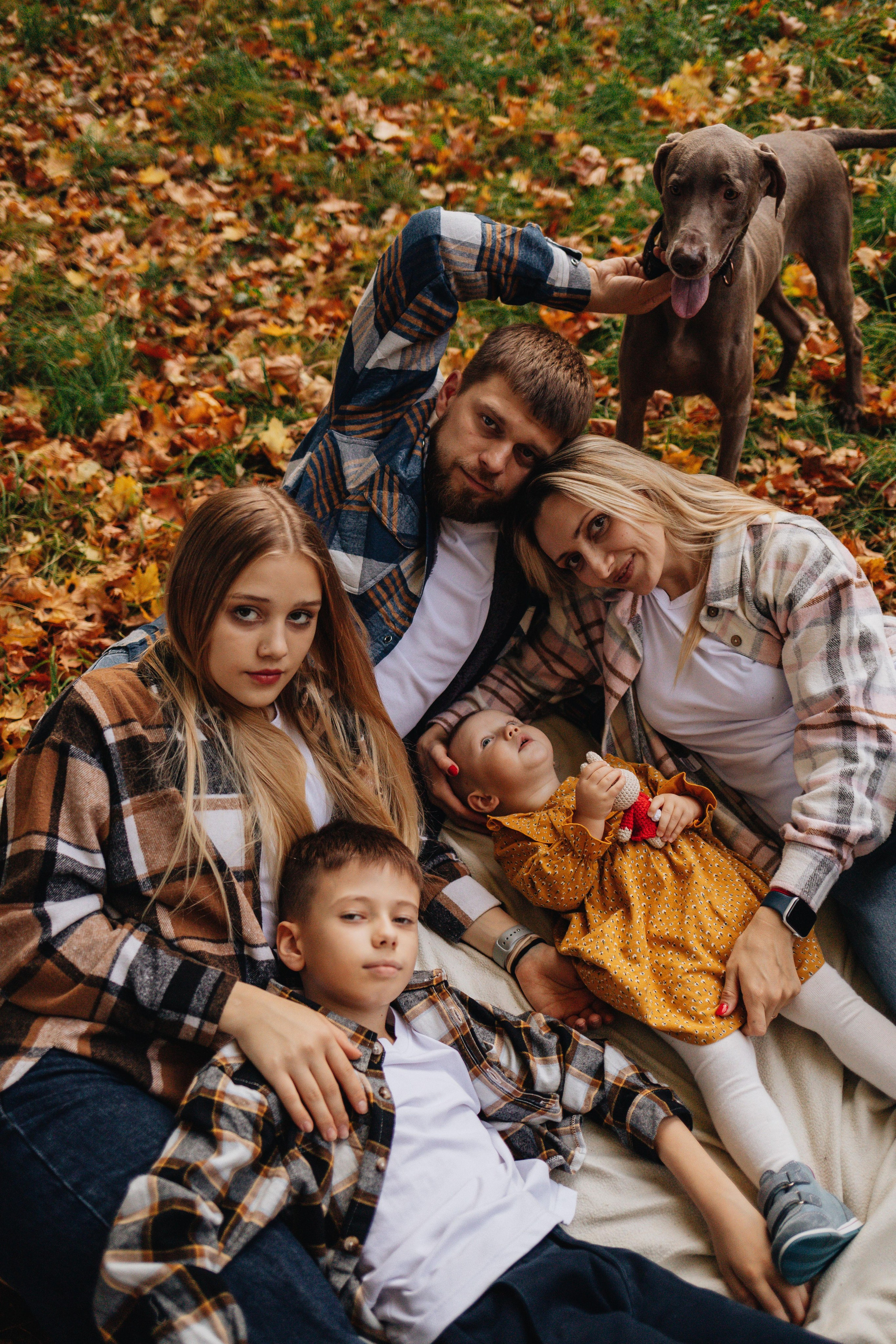 Сергей, Ульяна, Вероника, Денис и Мирослава. Семейный фотограф Юлия Клишина