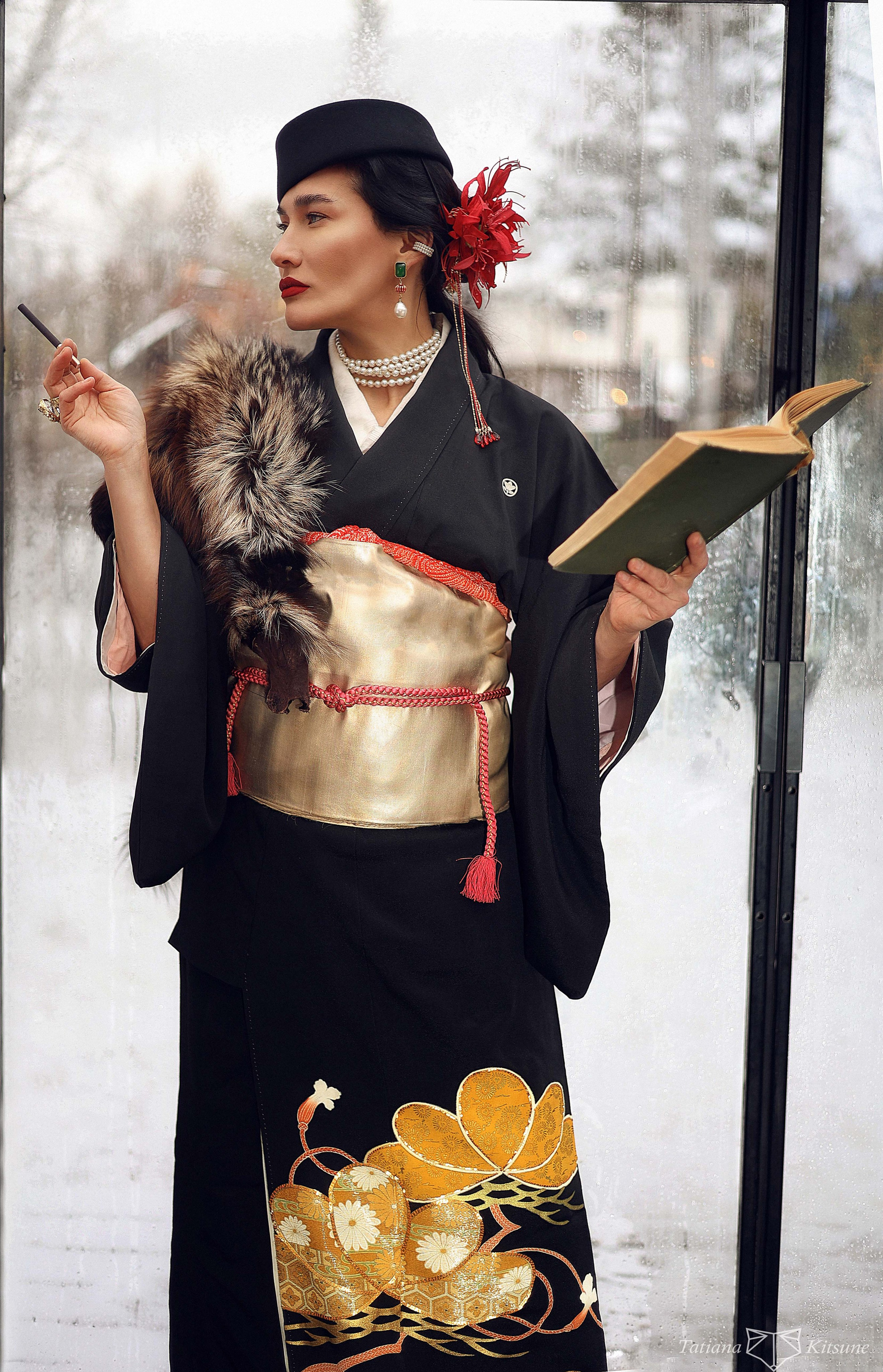 кимоно, винтажное кимоно, японское винтажное кимоно, настоящее японское кимоно, японское кимоно на прокат , фотосессия в кимоно,япония ,японские фото 