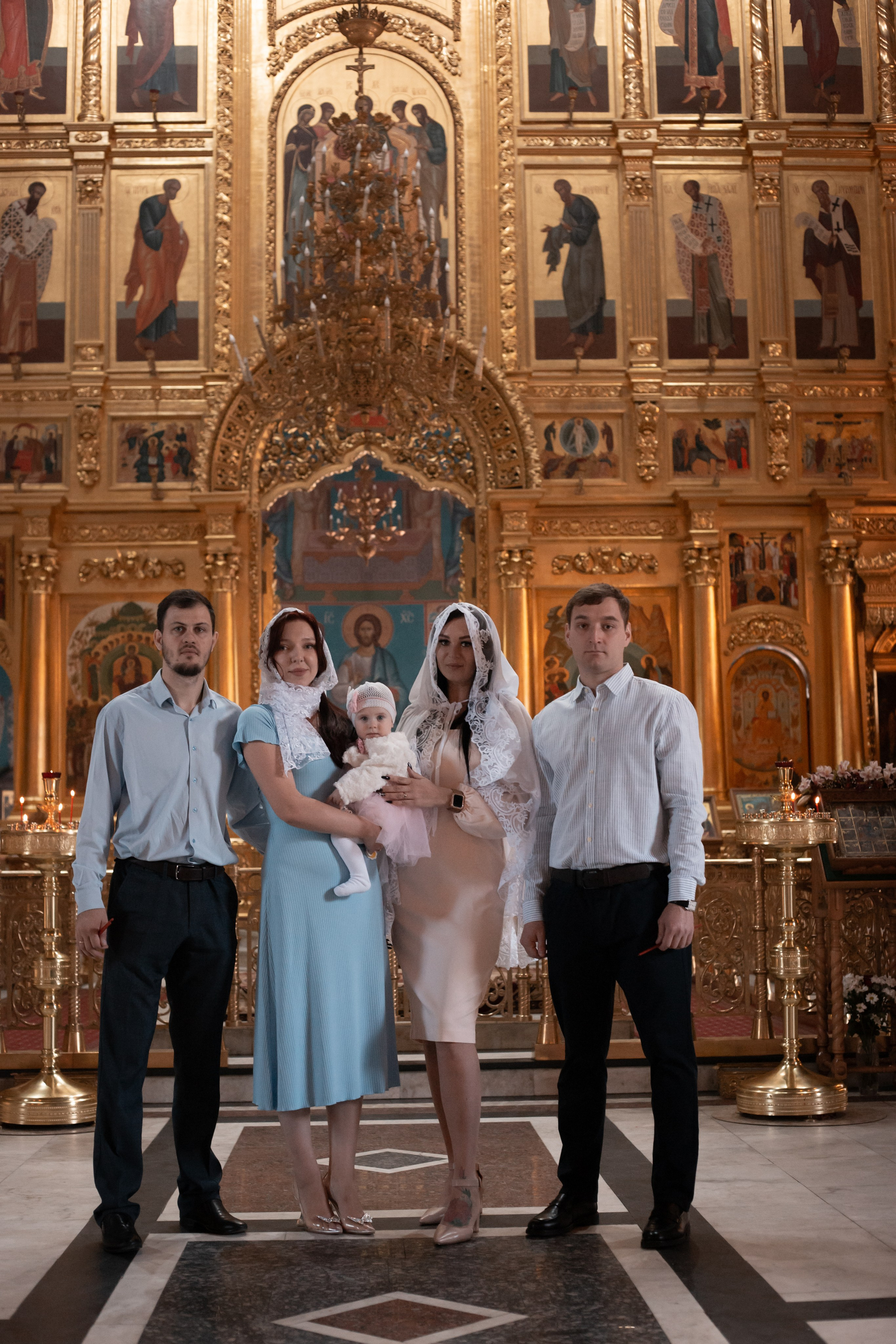 Крещение Виктории в Свято-Троицком кафедральном соборе Калуги