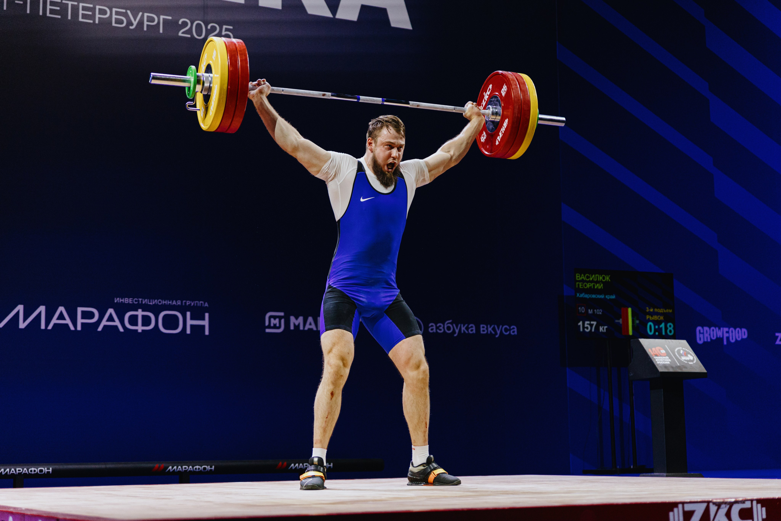 Чемпионат России по тяжелой атлетике 2025. Фотограф в Москве и Санкт-Петербурге Дарина