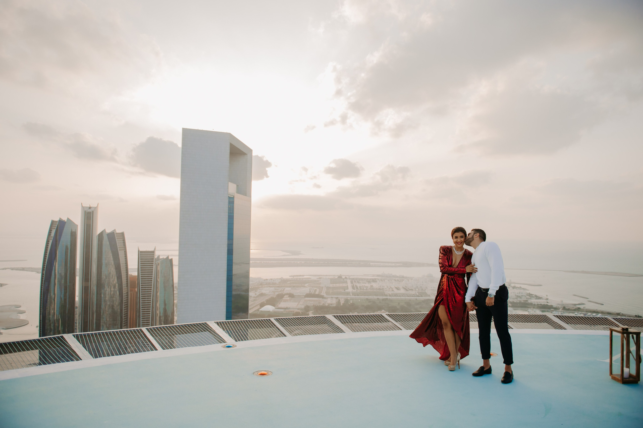 Love Story на высоте (Абу Даби). Фотограф в Москве и Санкт-Петербурге Дарина