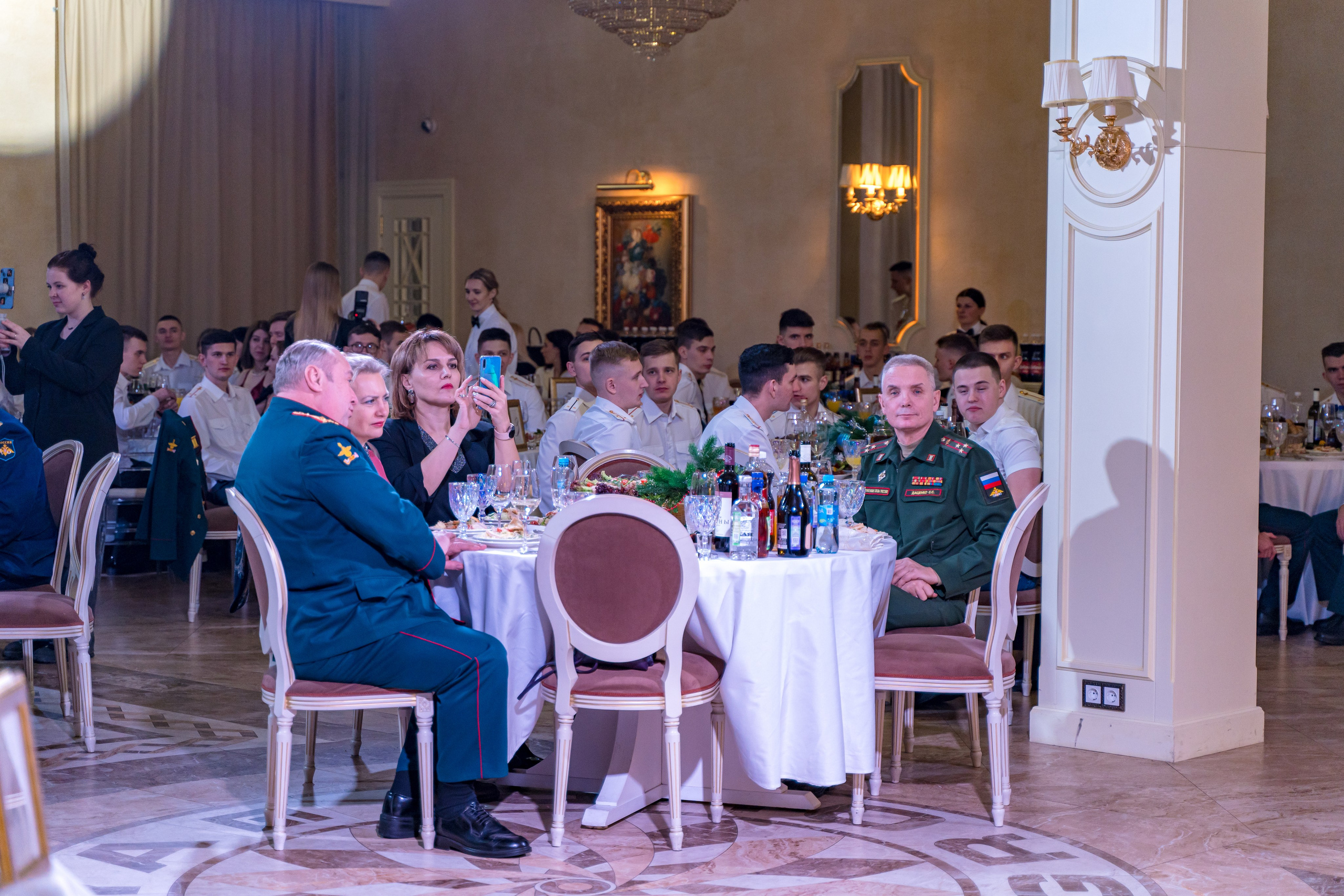 Фотосъемка выпуска военной академии и вручение дипломов