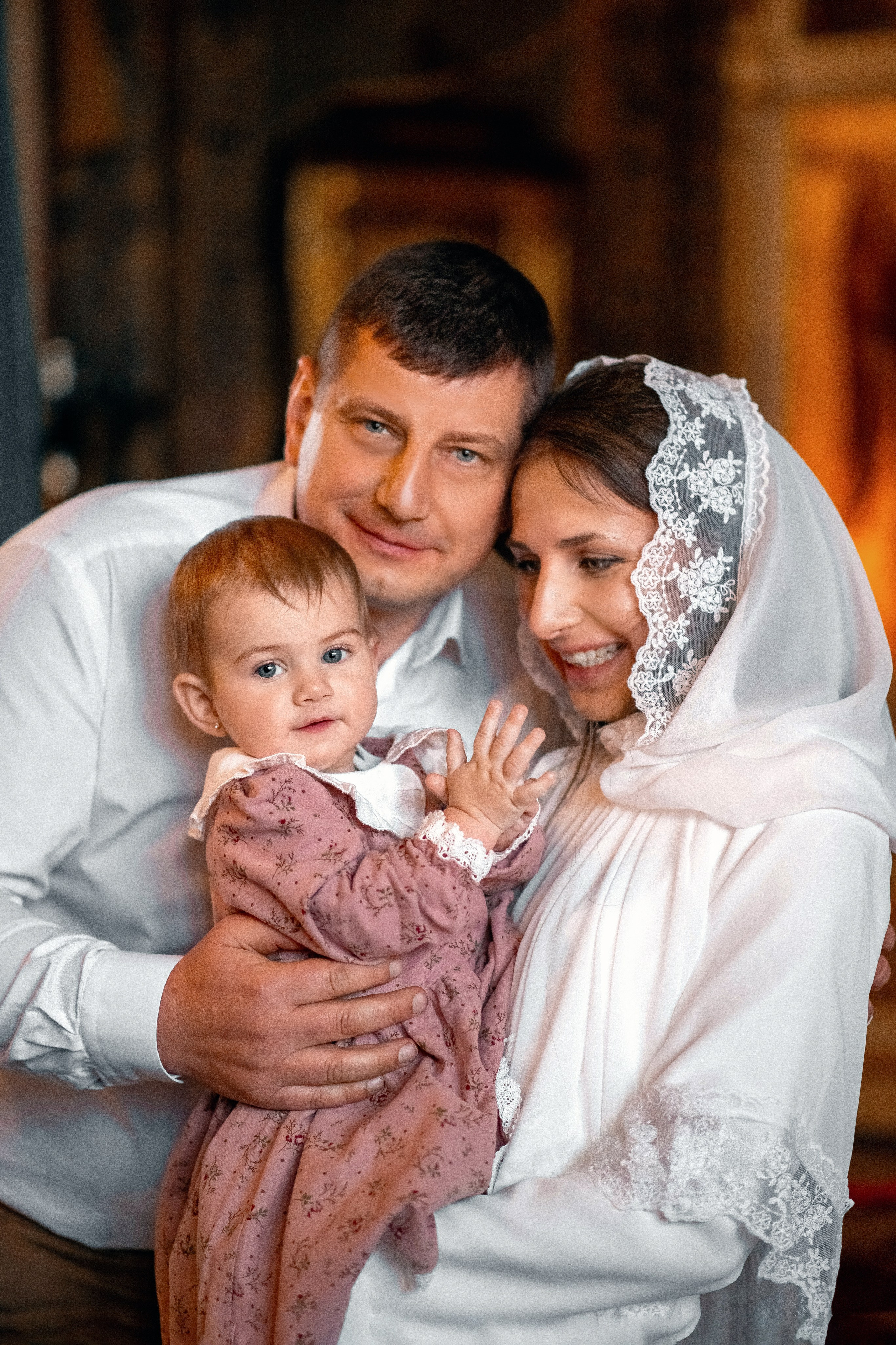 Крещение Настюши в храме Марии Магдалены. Семейный фотограф на выписку из роддома и крещение Минск Настя Гришук