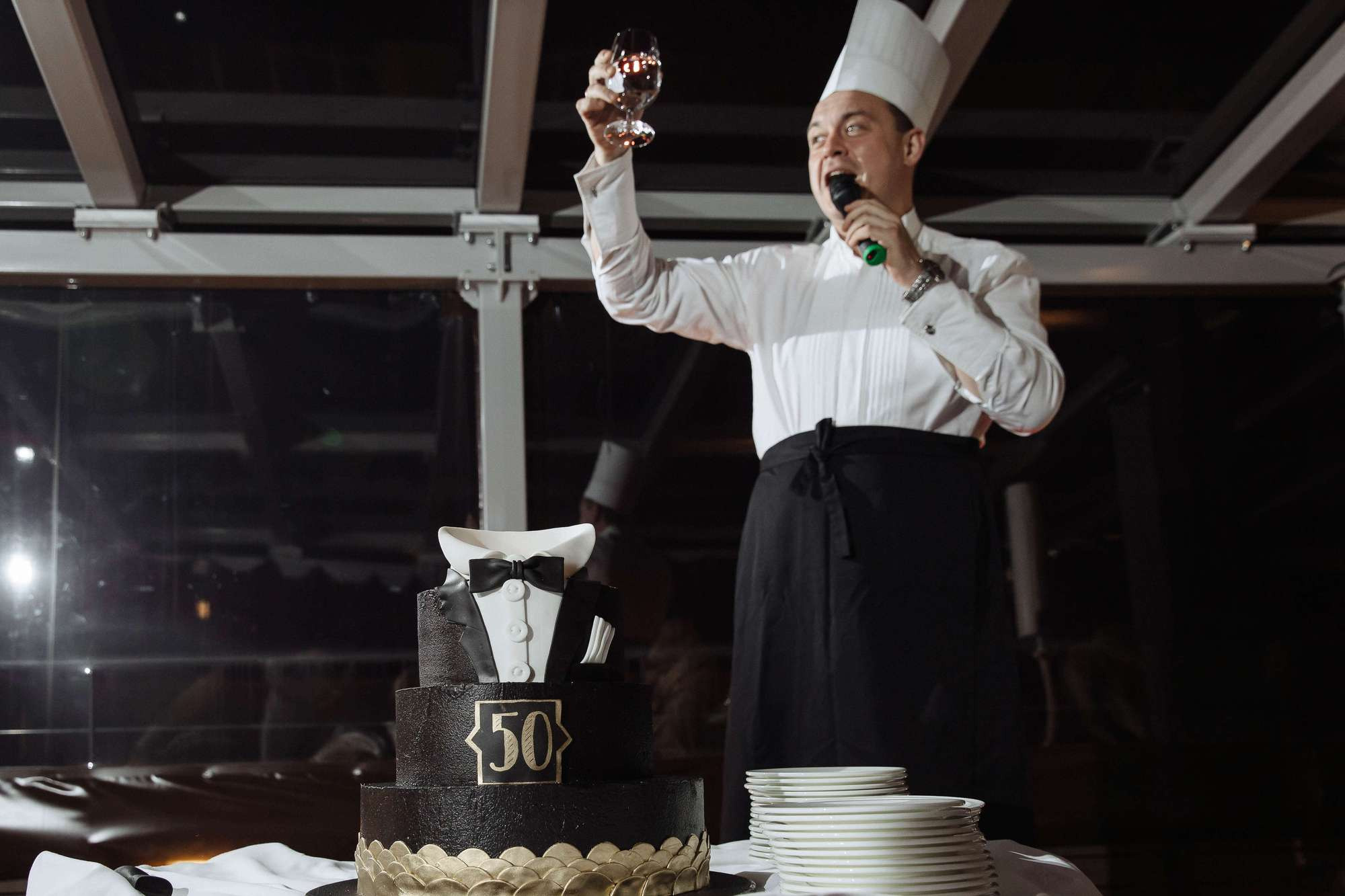 Юбилей известного спортсмена в тесном кругу близких. Лиза Каражова