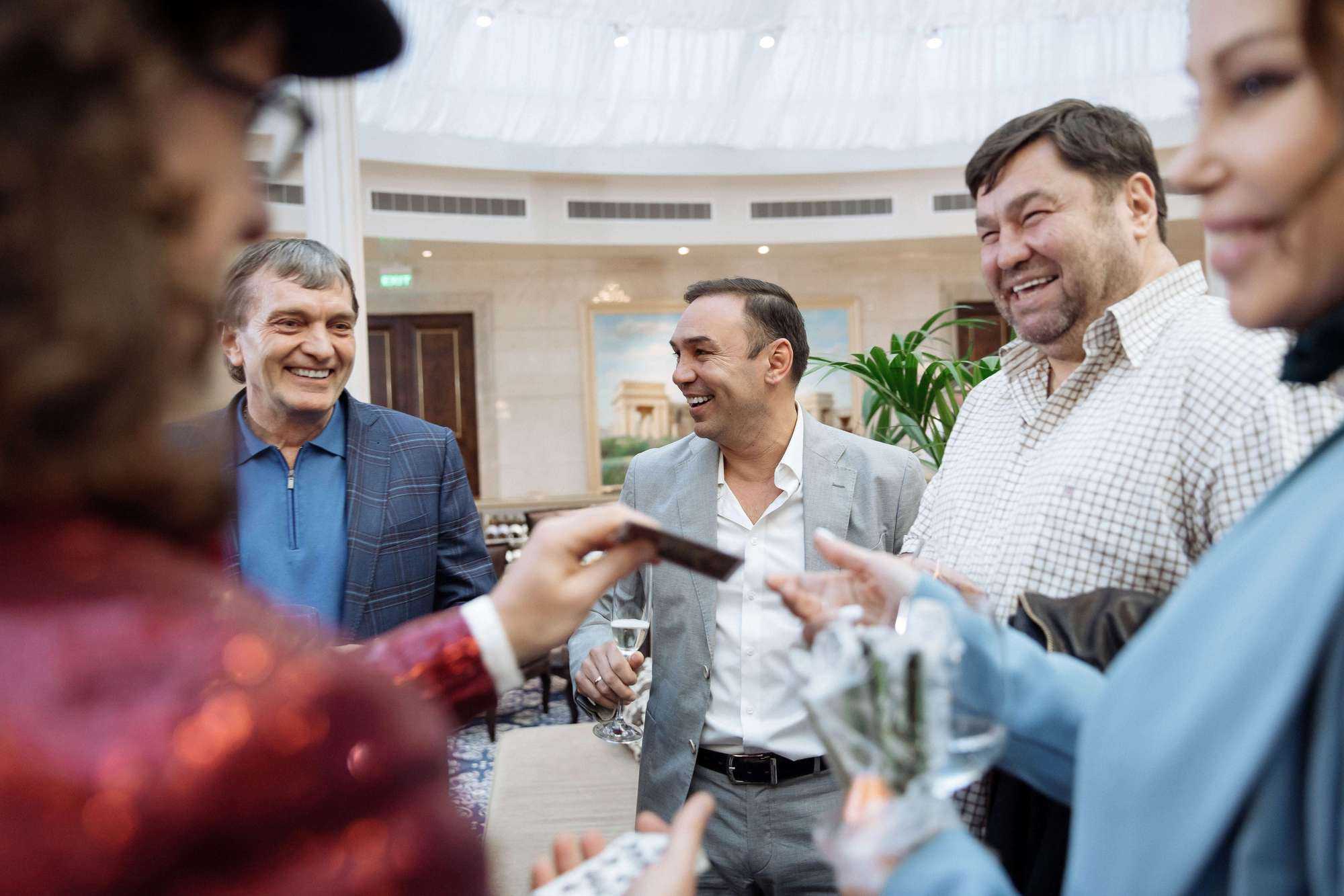 Юбилей известного спортсмена в тесном кругу близких. Лиза Каражова