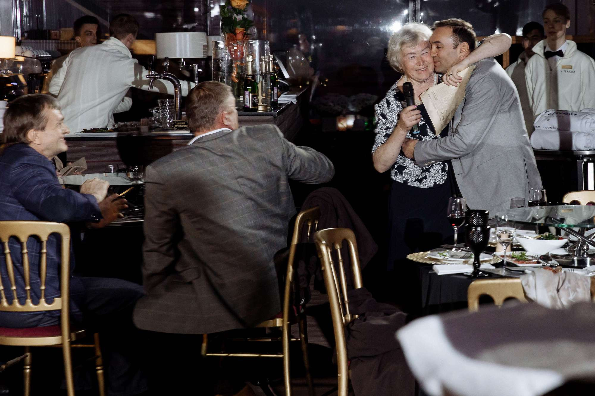 Юбилей известного спортсмена в тесном кругу близких. Лиза Каражова