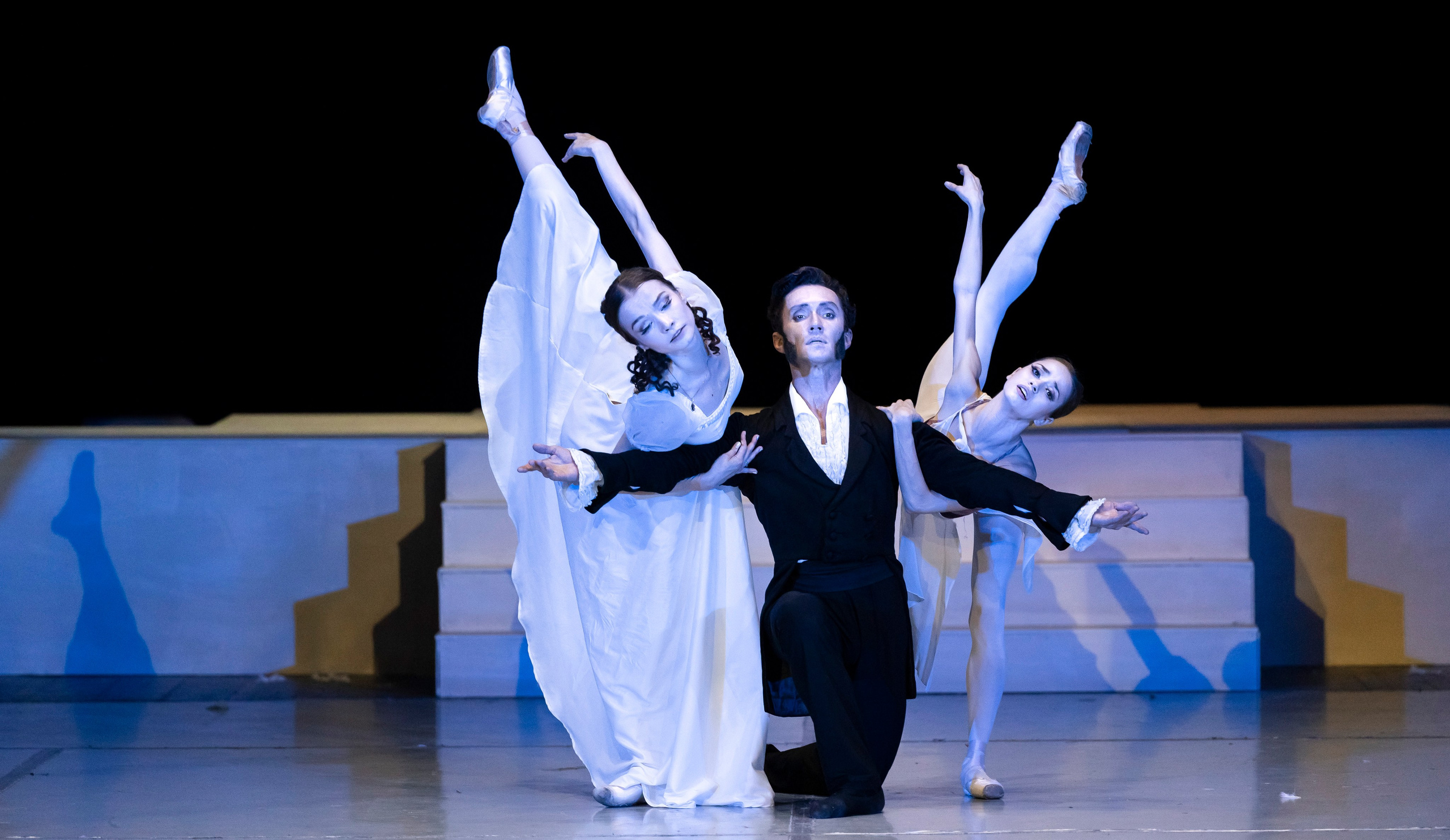 Сценическая репетиция «Пушкин. Сны после жизни» — балет Касатконой и Василёва. Балетный фотограф Москва Майоров Николай