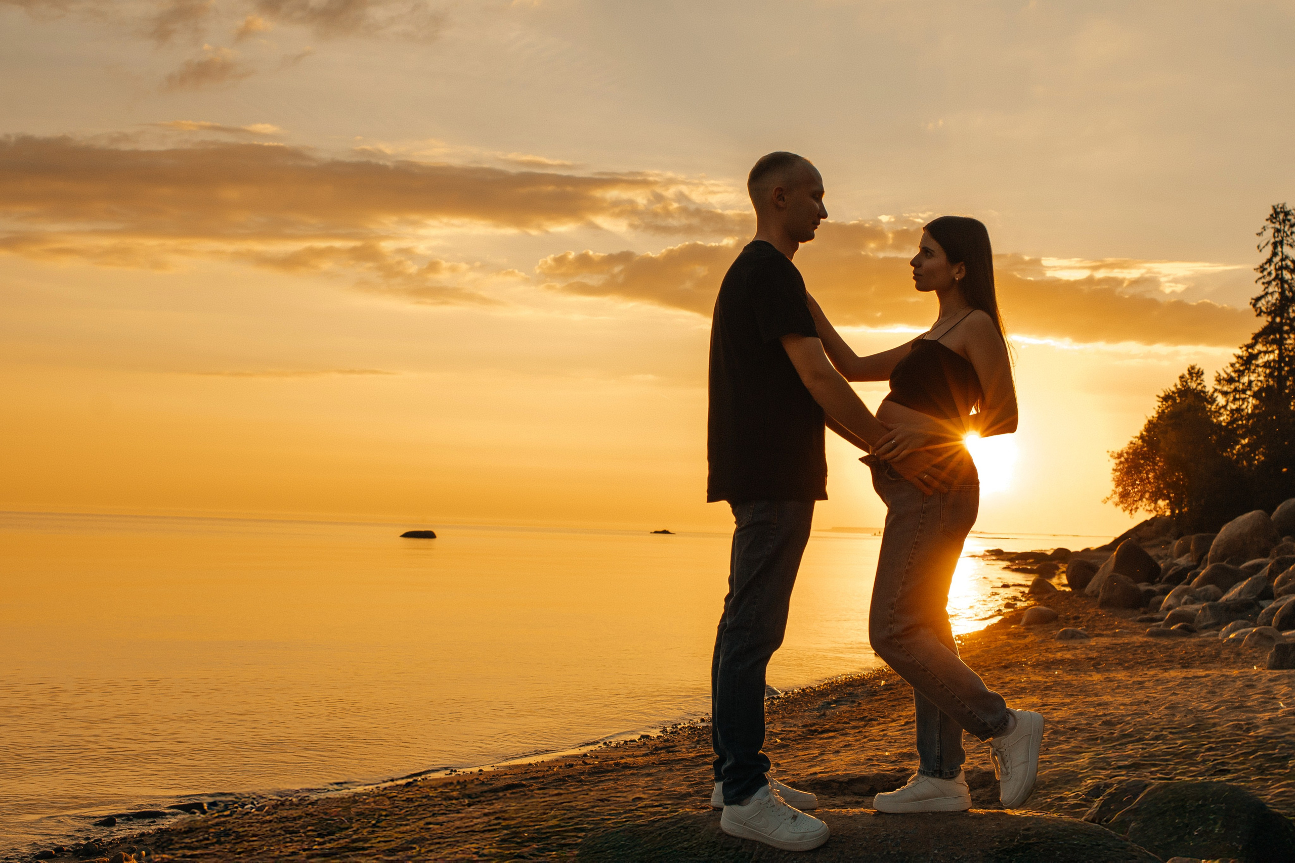 Гендер-пати для двоих на заливе. Фотограф в Санкт-Петербурге Виктория Безверхая