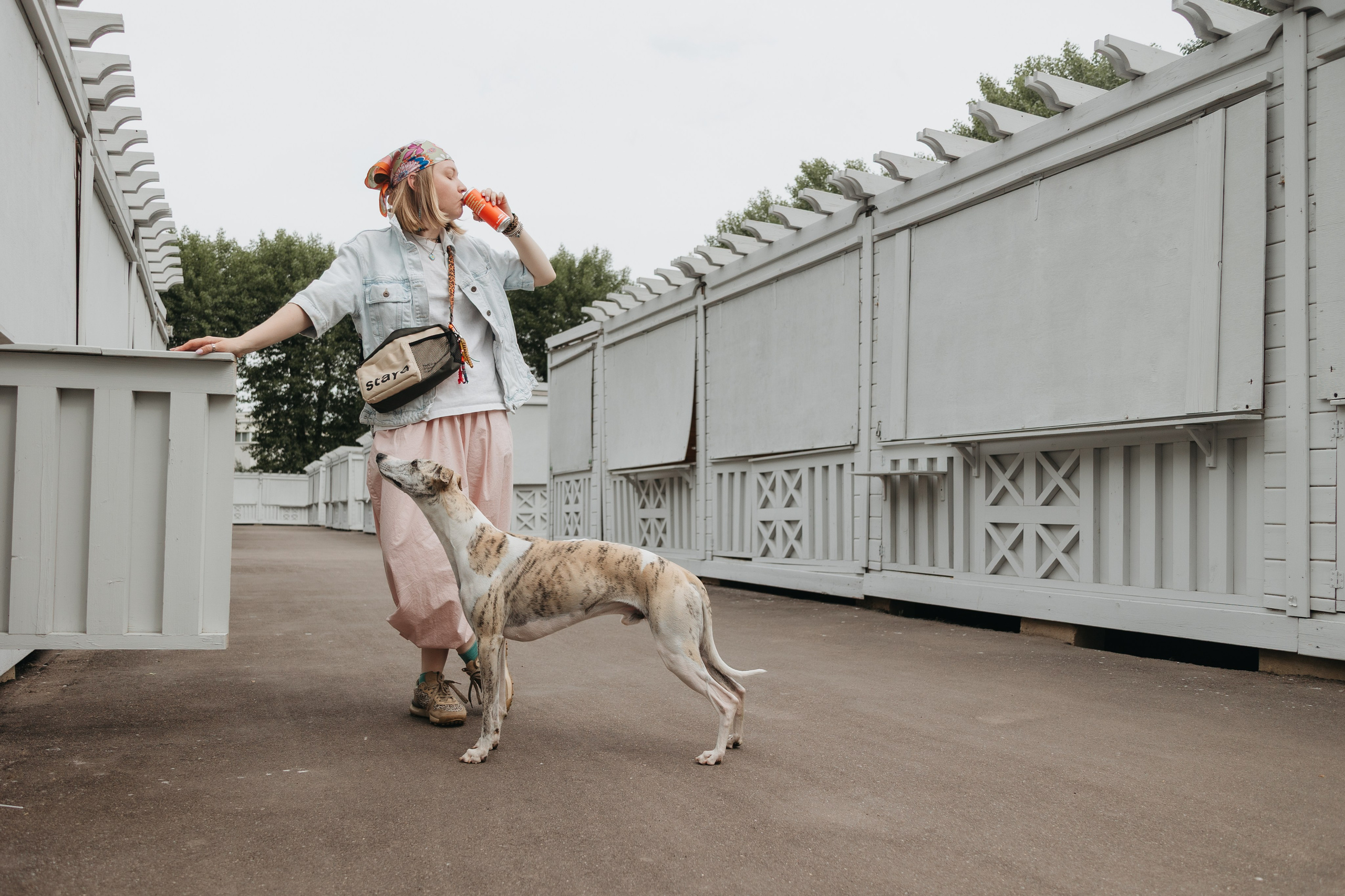 Саша и Гусь. Фотограф анималист Кристина Карпова, Москва