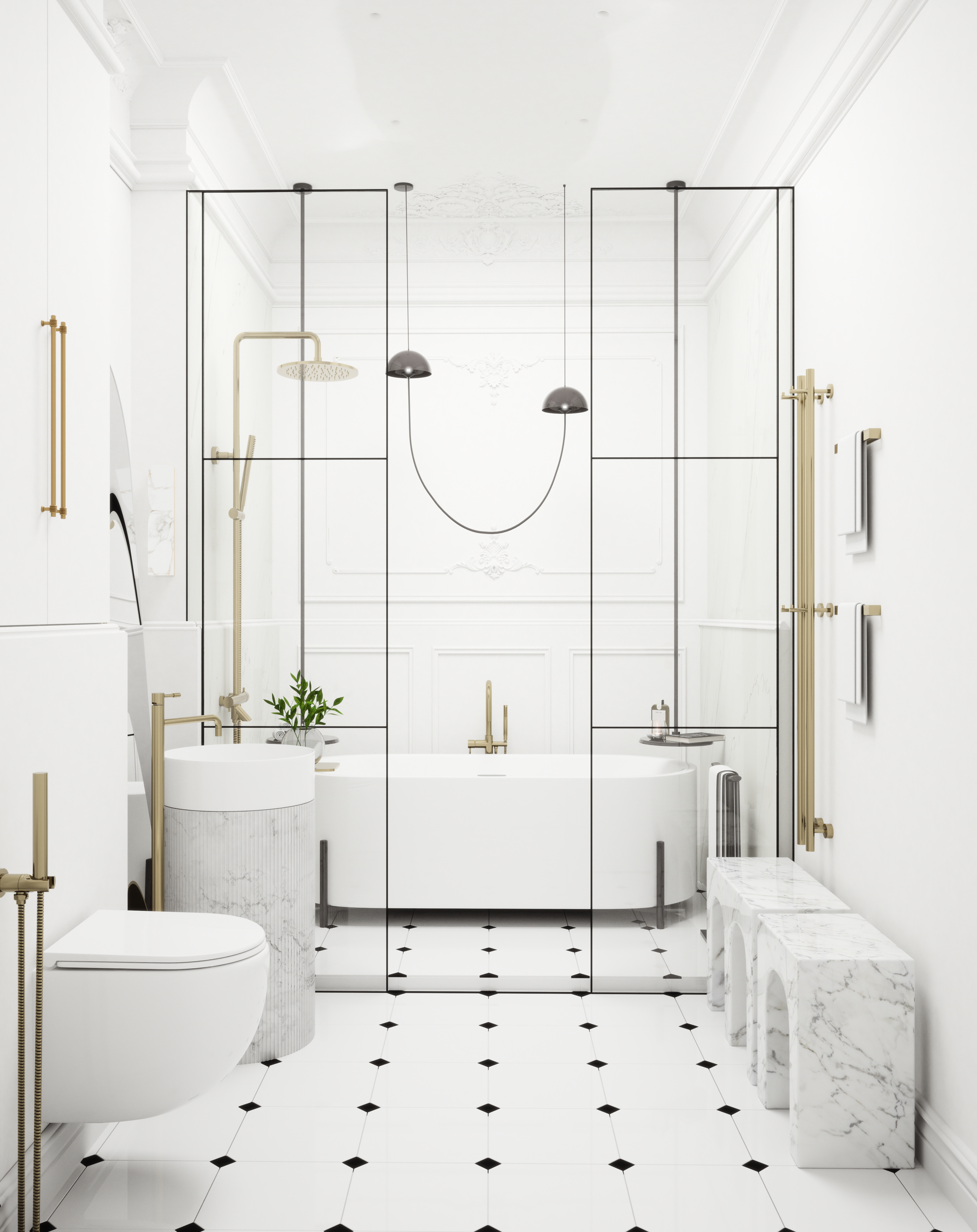 Г. Москва 2-комнатная квартира 65 кв. м. Дизайнер интерьеров г. Москва Ольга Богданова