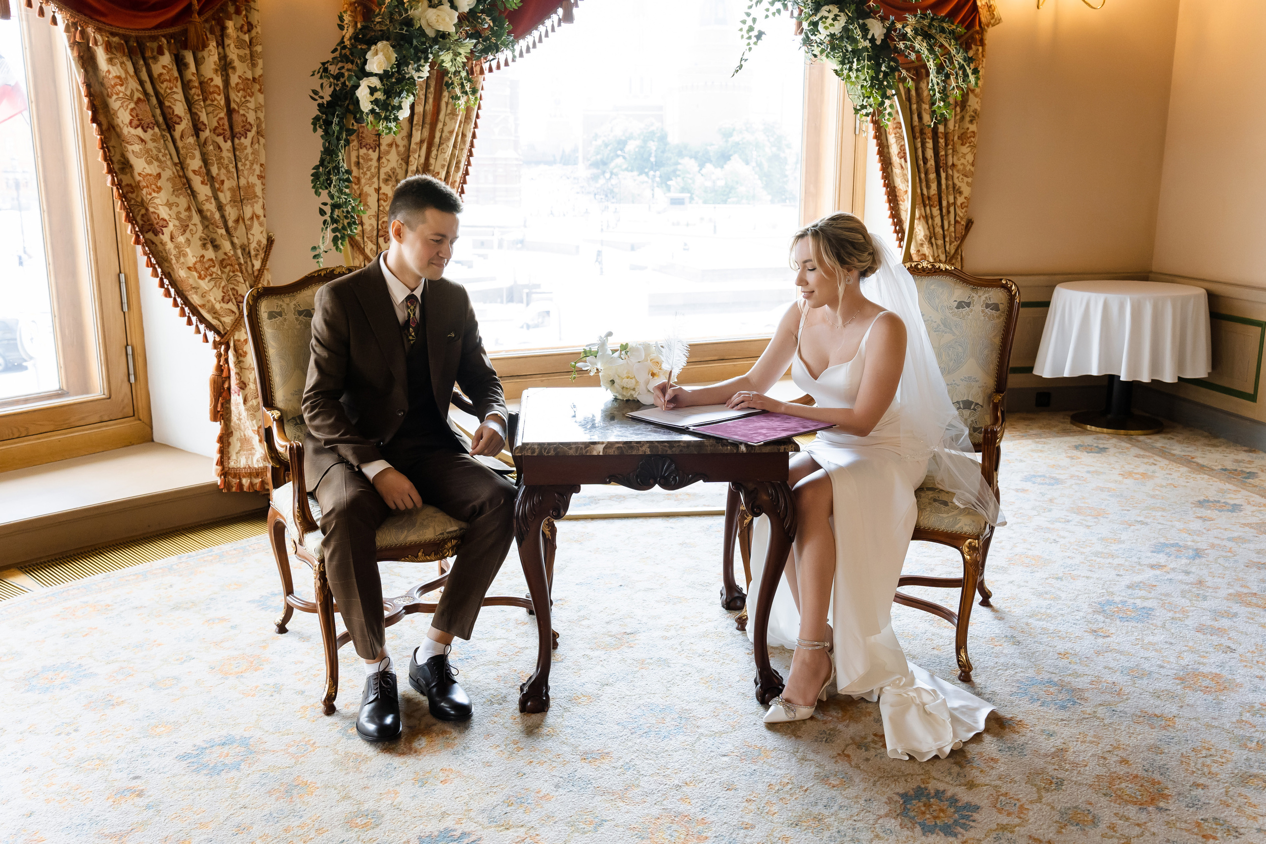 Свадьба Анастасии и Дмитрия. Свадебный фотограф в Москве Яна Деньгина