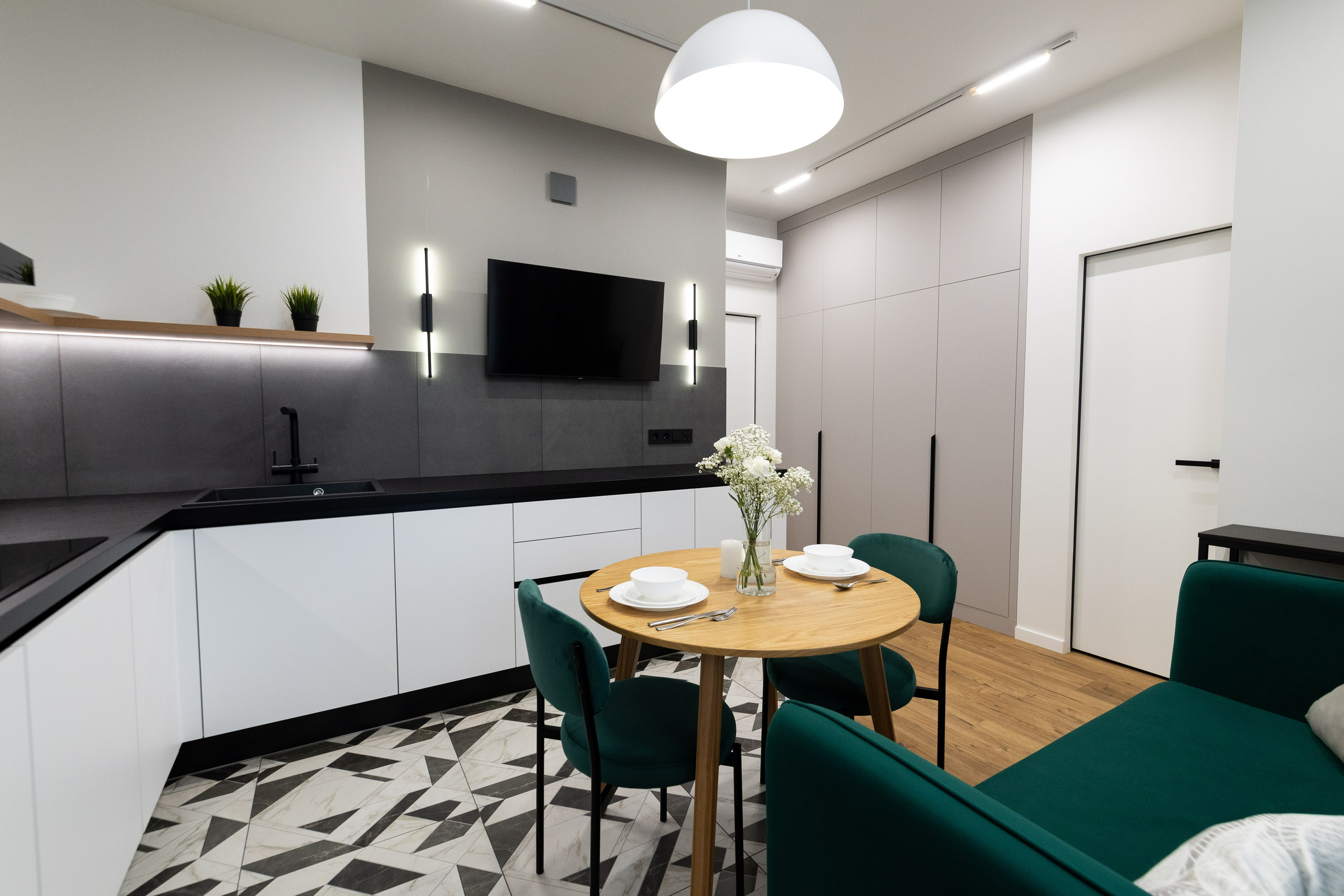 Квартира в ЖК «Архитектон». Фотограф Родион Нарудинов