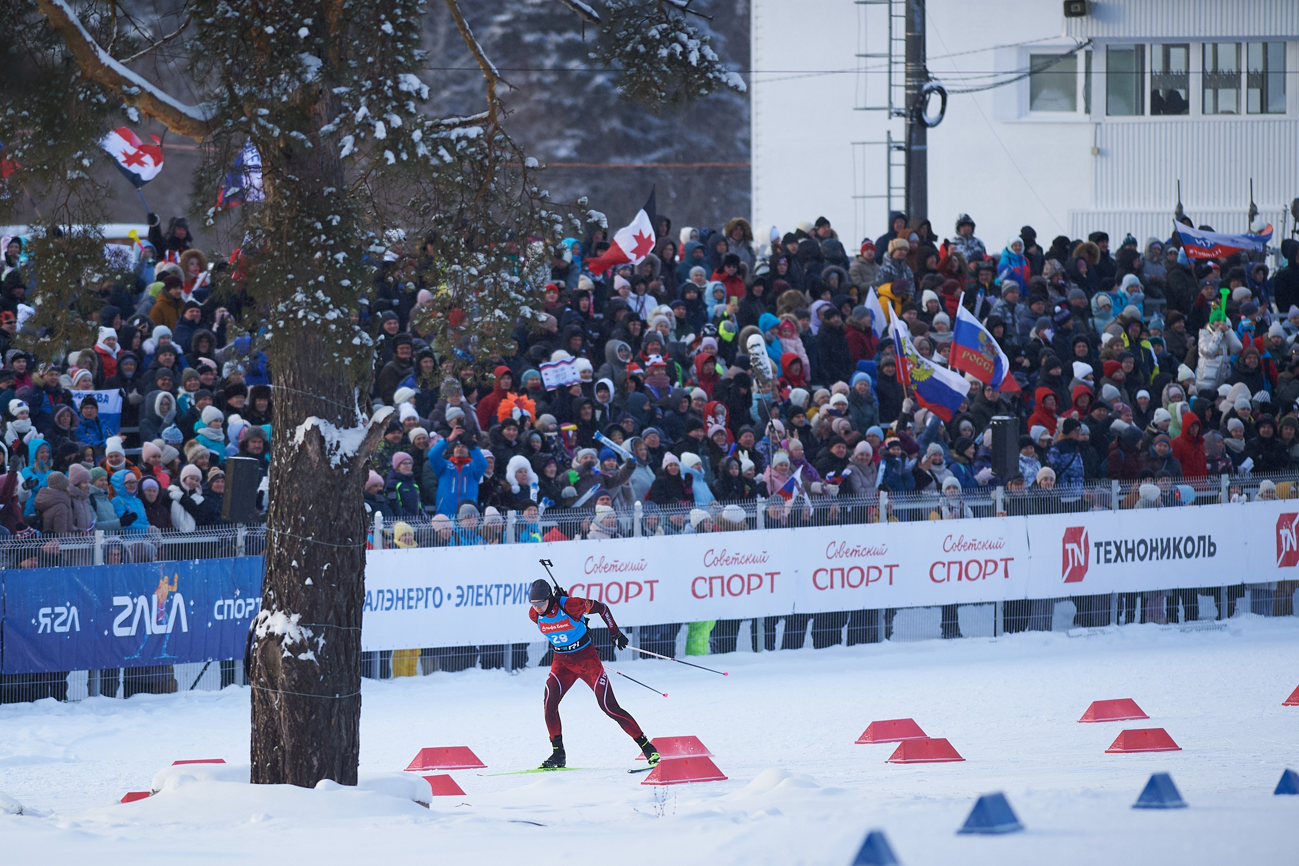 Биатлон. Чемпионат России — 2024/2025, 3-й этап, Ижевск. Спринт. Мужчины. Спортивный репортажный фотограф в Ижевске Сергей Мерзляков