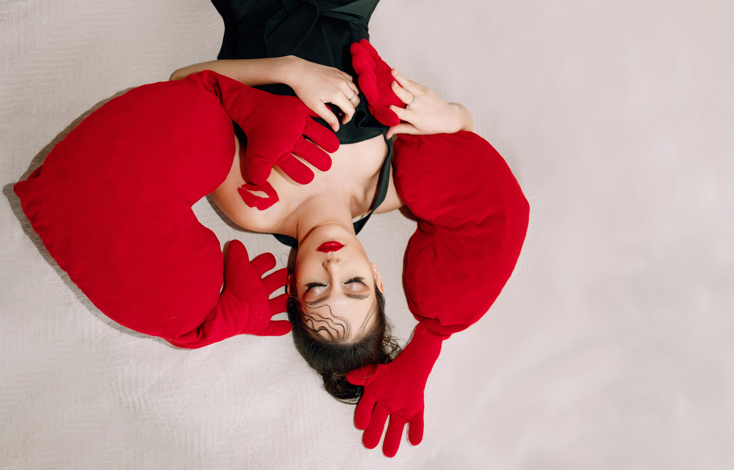 Фотосессия в студии на 14 февраля. Фотограф Ким Наталья в Красноярске