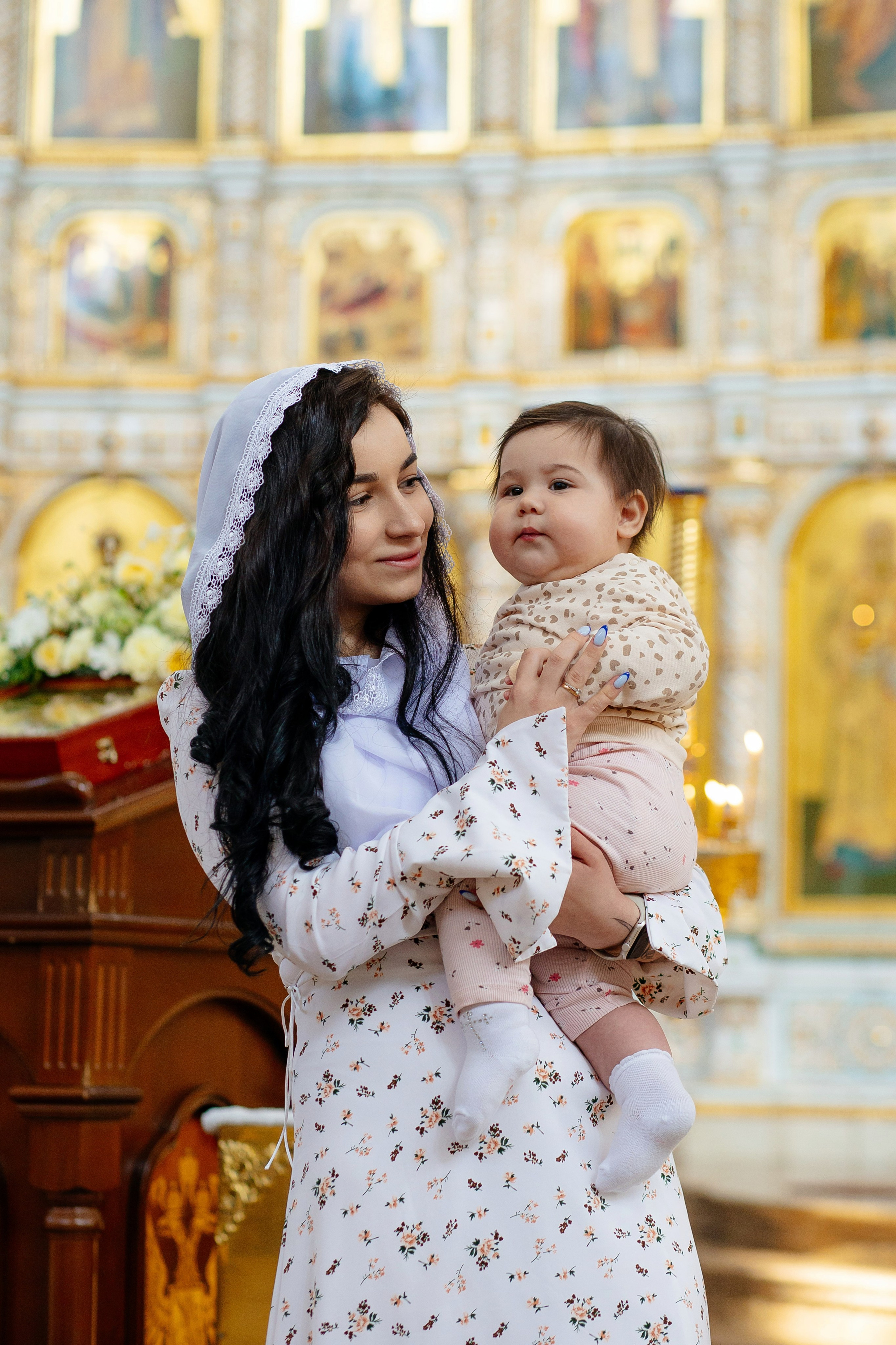 Крещение Амелии. Семейный и детский фотограф в Москве Александра Мак