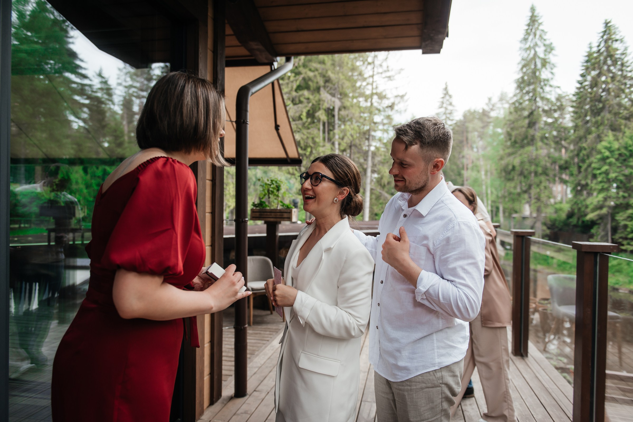 свадебный ужин в ресторане Чаща в Охта парке