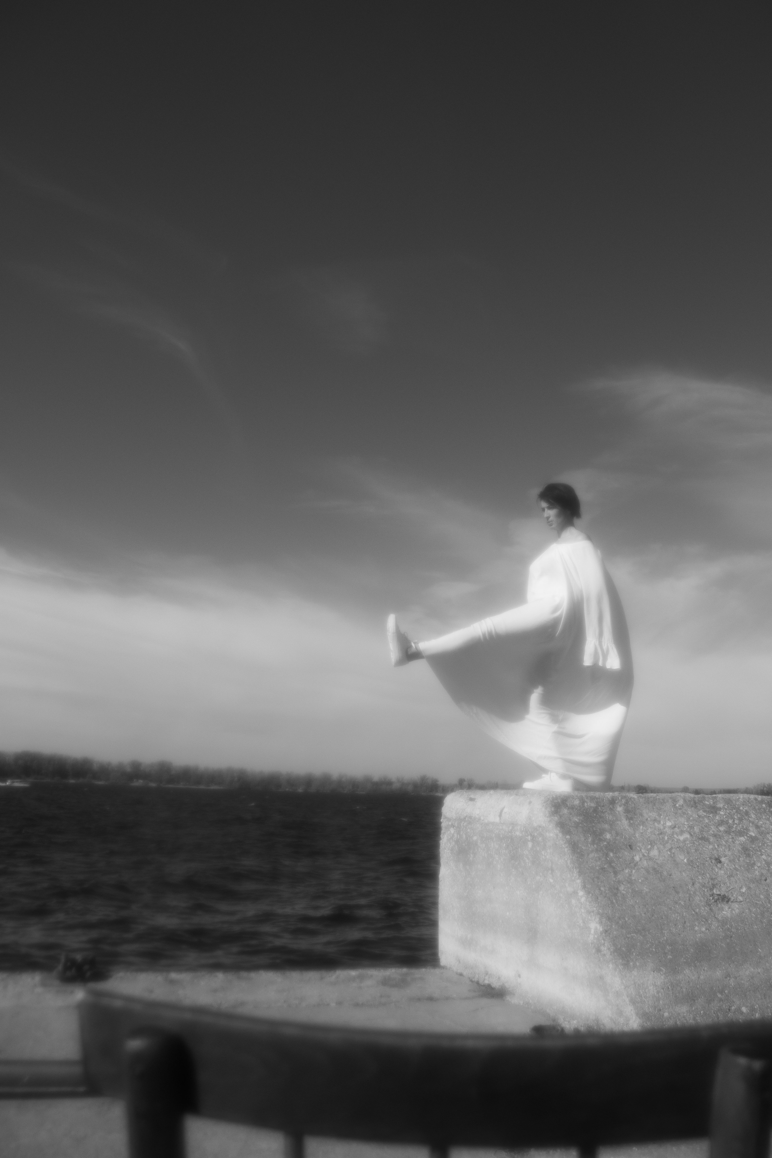 Женская фотосессия на набережной в Самаре