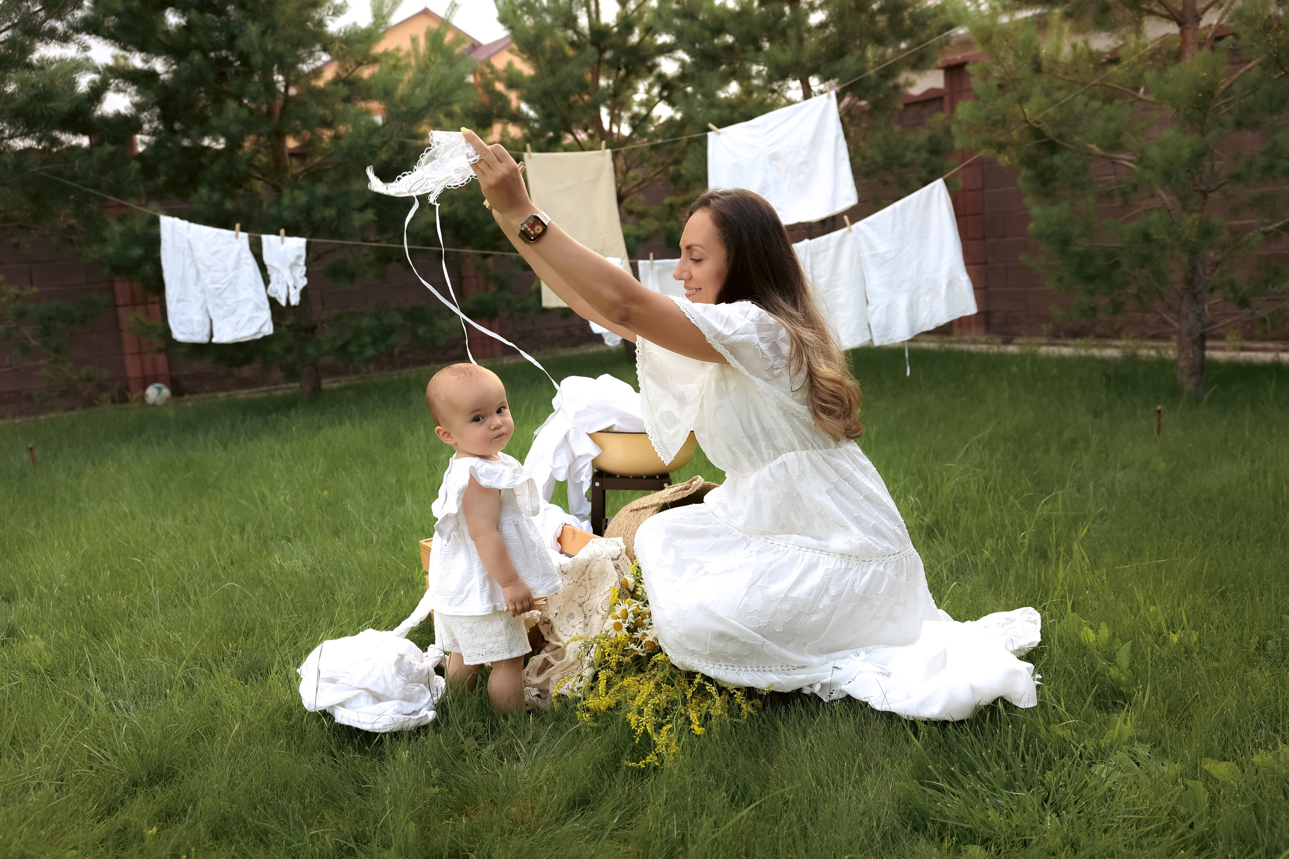 Большая стирка. Ваш семейный newborn и lifestyle фотограф в СПБ Наталья Журавлева