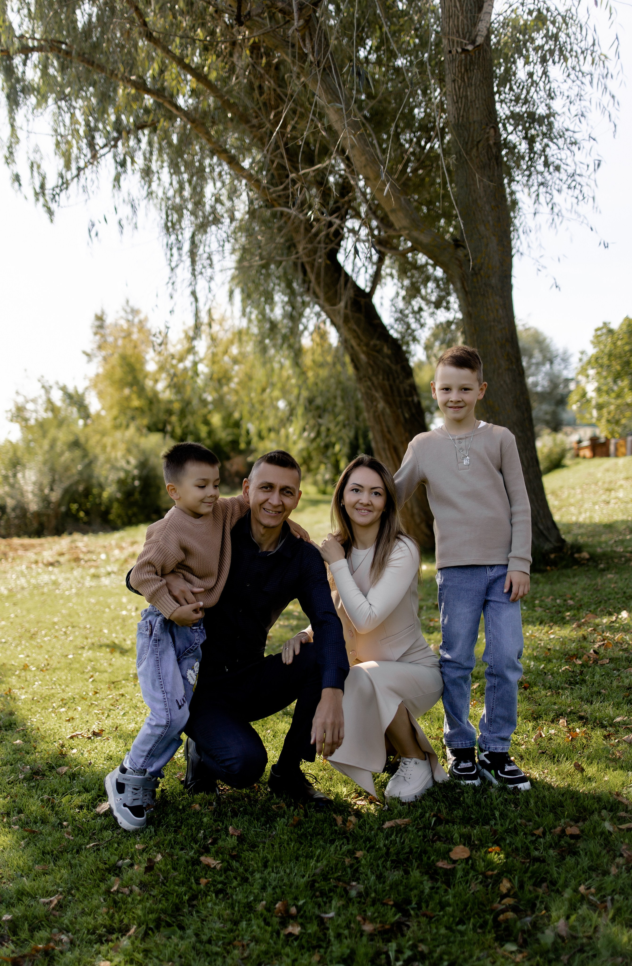 Марианна и Андрей, и их прекрасные сыновья