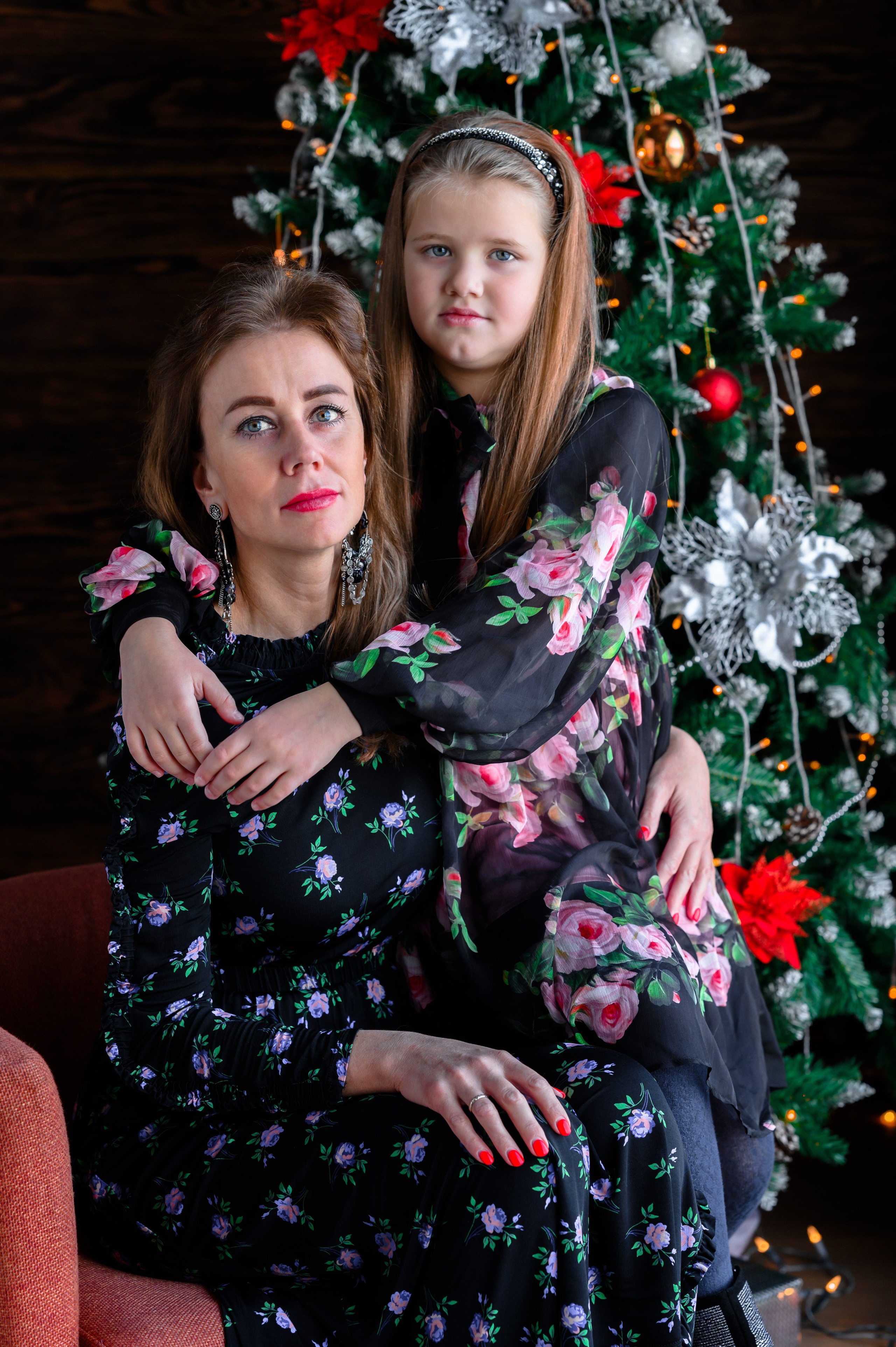 Семейная новогодняя фотосессия. Фотограф Андрей Чичинин