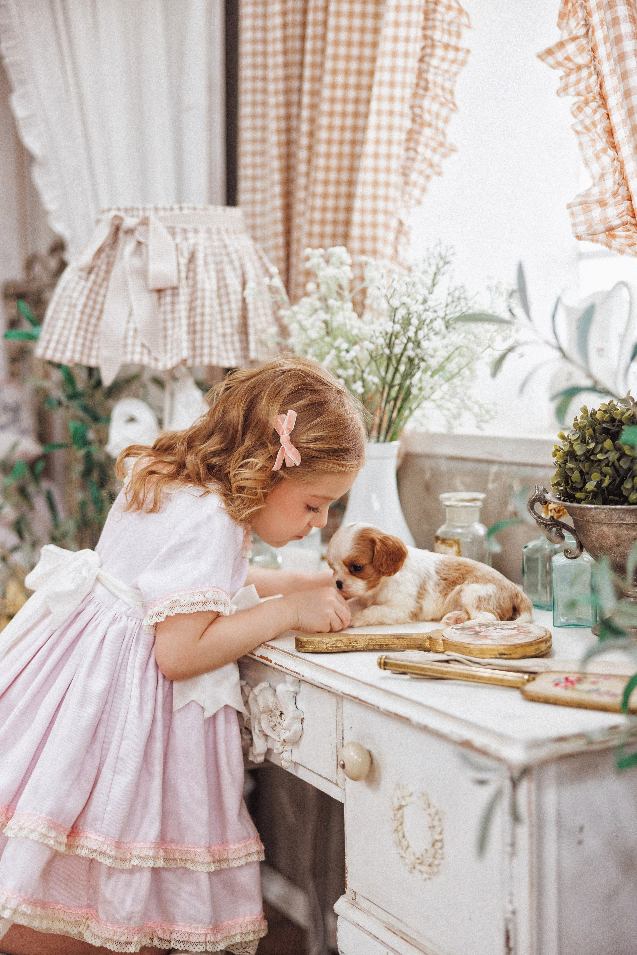 Фотосессия с щенками Кавалер кинг чарльз спаниель, фотостудия Ольги Сурухановой, город Краснодар. Семейный и детский фотограф в Краснодаре Анна Трашкова