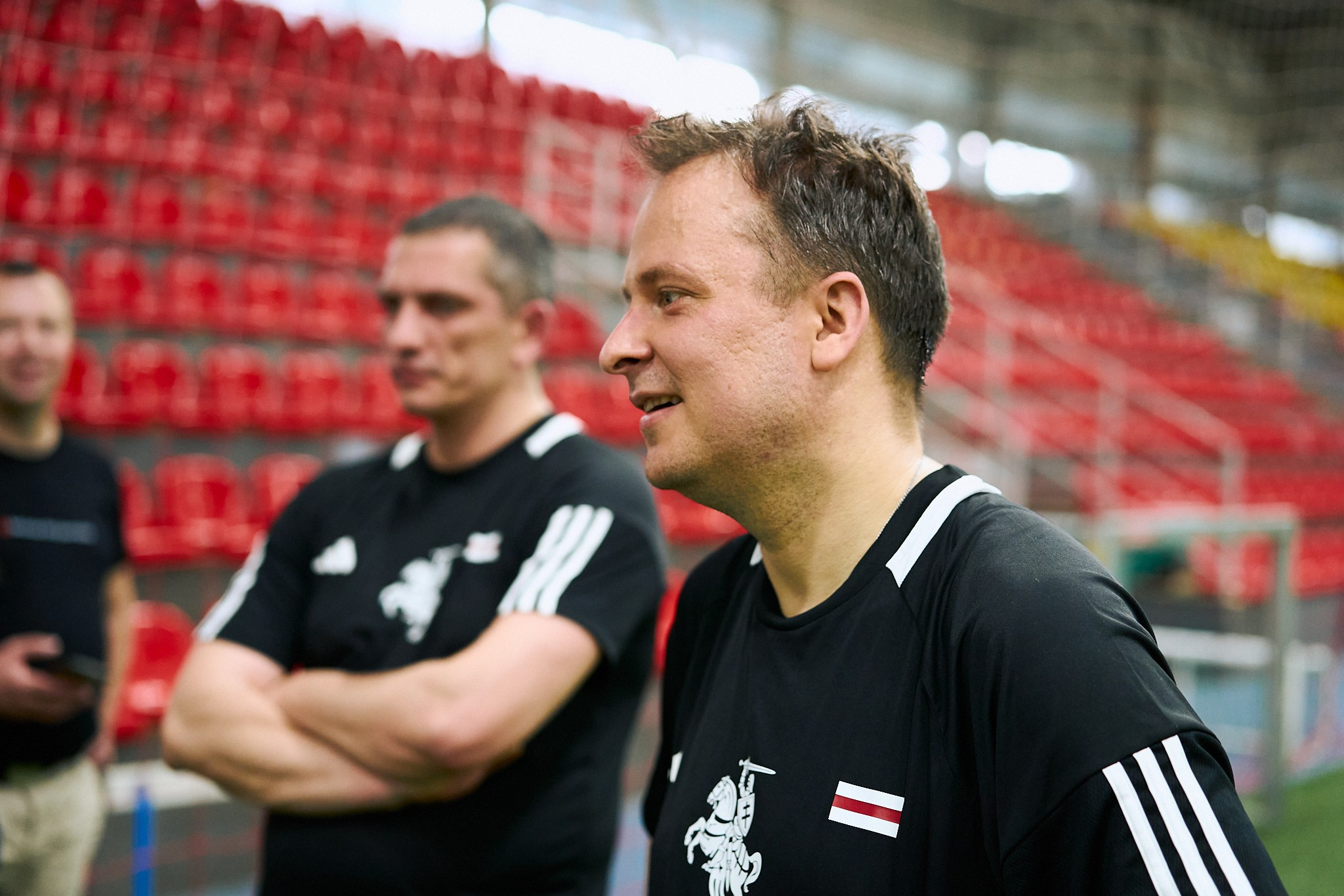 Friendly football match: Seimas of the Republic of Lithuania vs. Sviatlana Tsikhanouskaya’s Office. Photographer in Vilnius