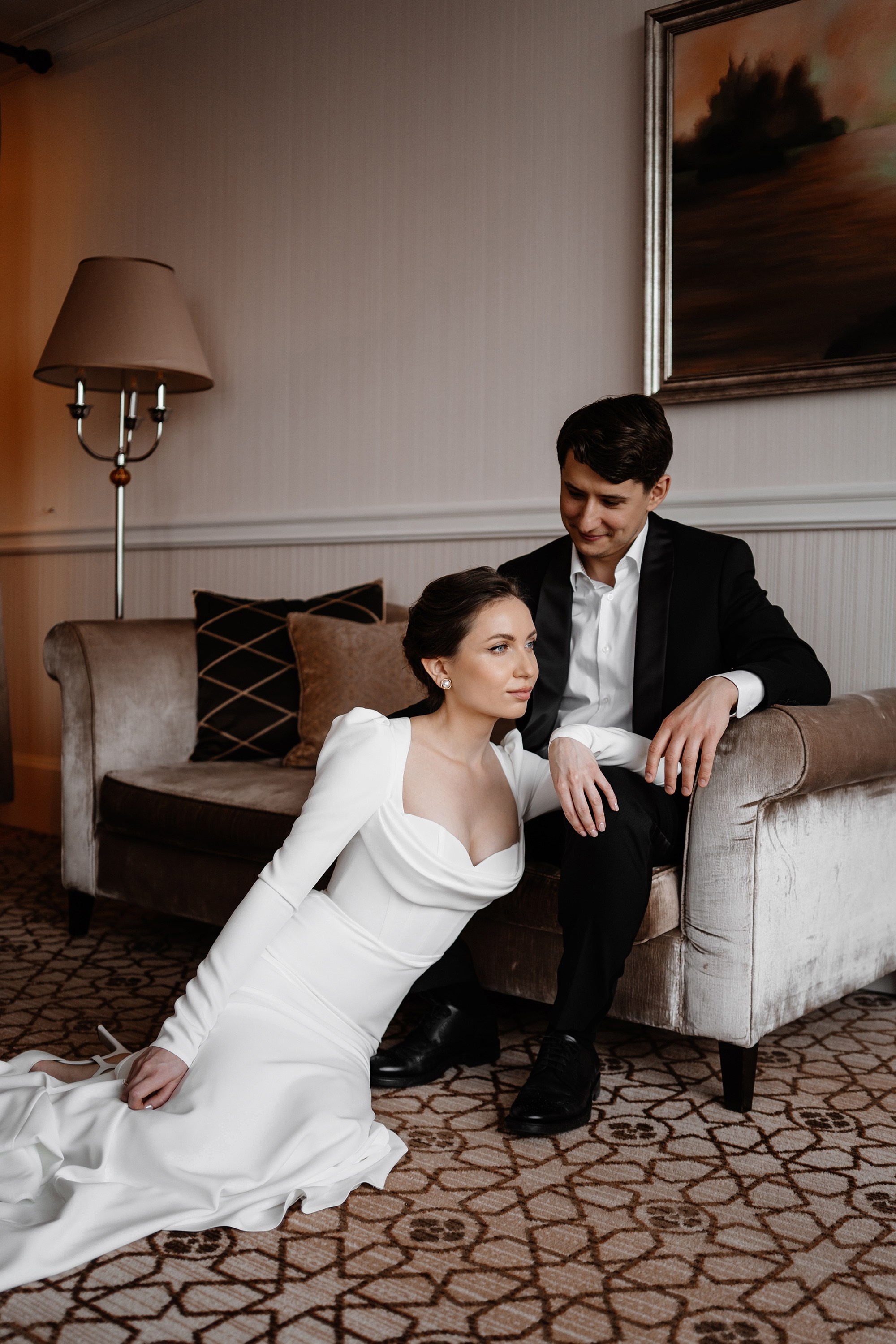 Фотосессия свадьбы в Lotte Plaza. Свадебный и семейный фотограф в Москве Светлана Зоткина