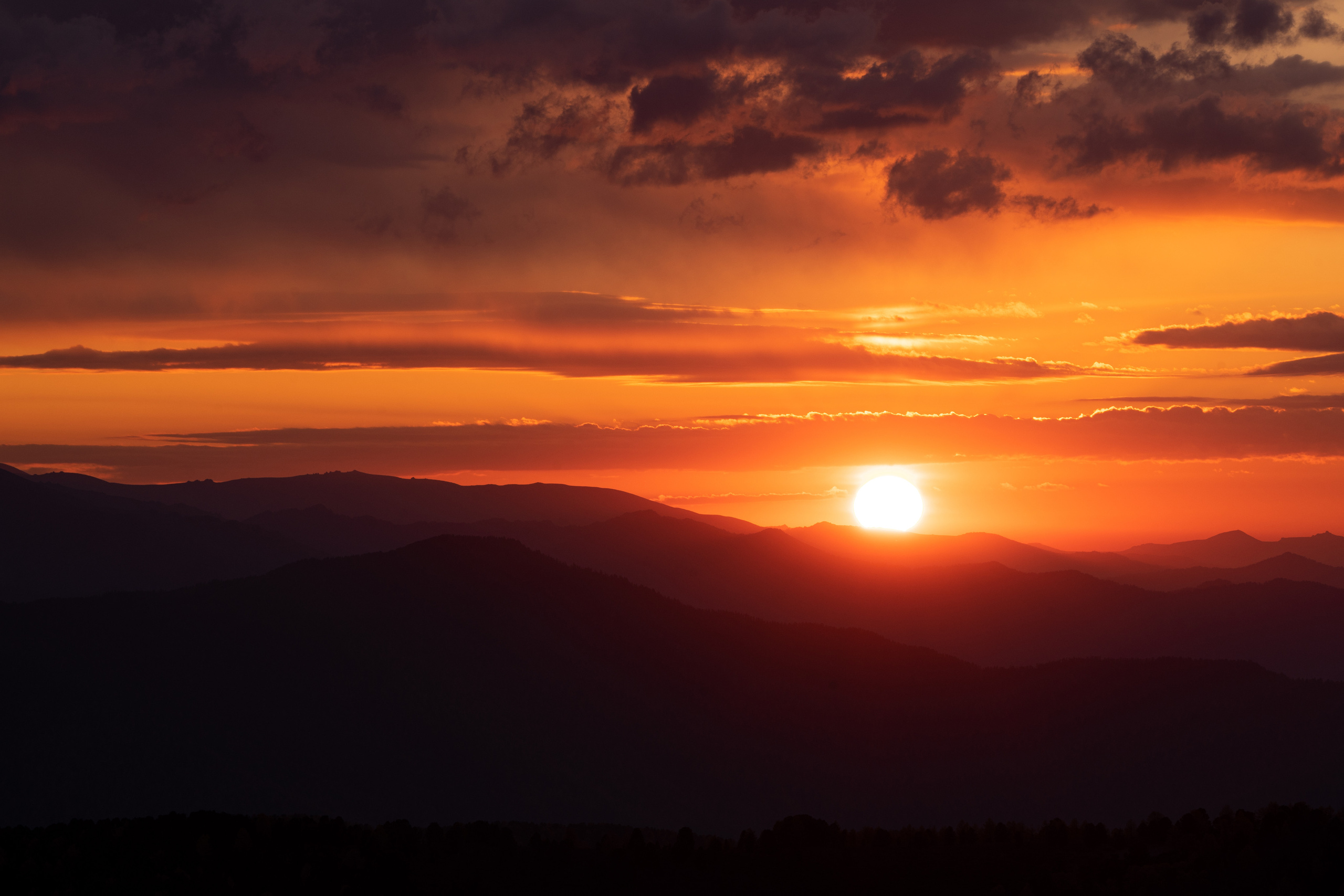 Красный закат