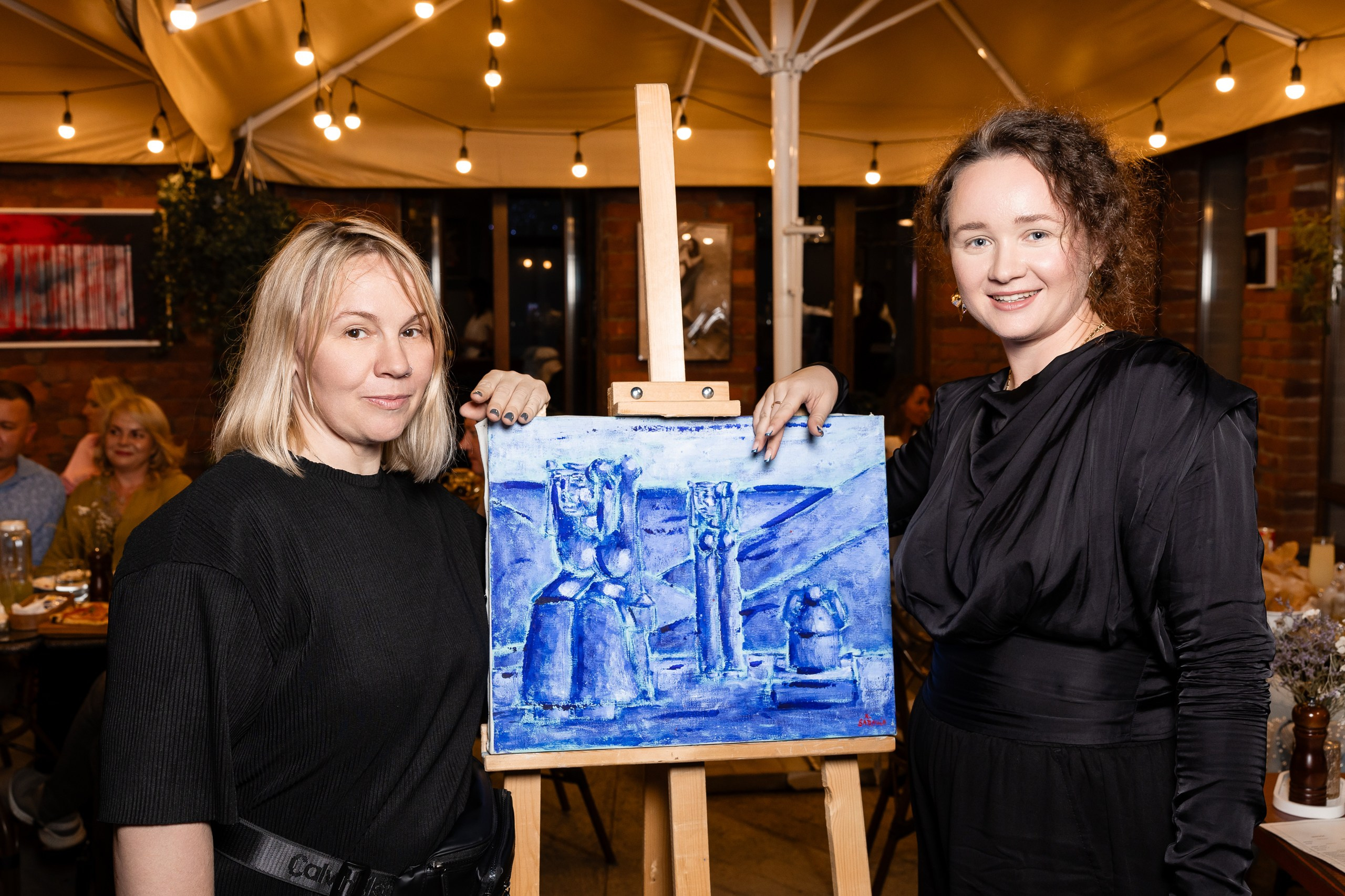 Выставка работ Дениса Шевчука в ресторане Attolini. Фотограф в Санкт-Петербурге — Сергей Петров