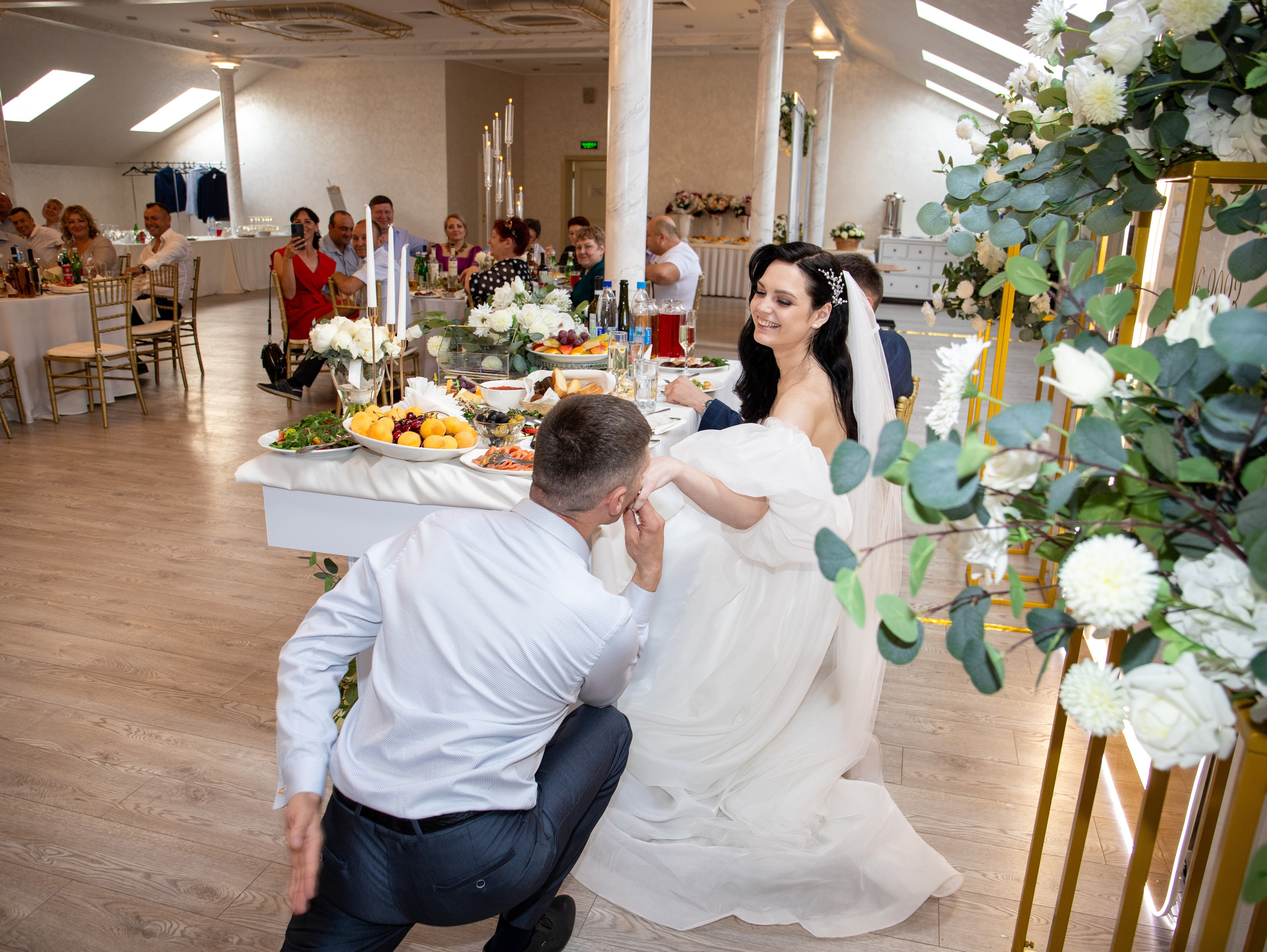 Свадебный банкет. Свадебный и семейный фотограф в Москве Мила Широких