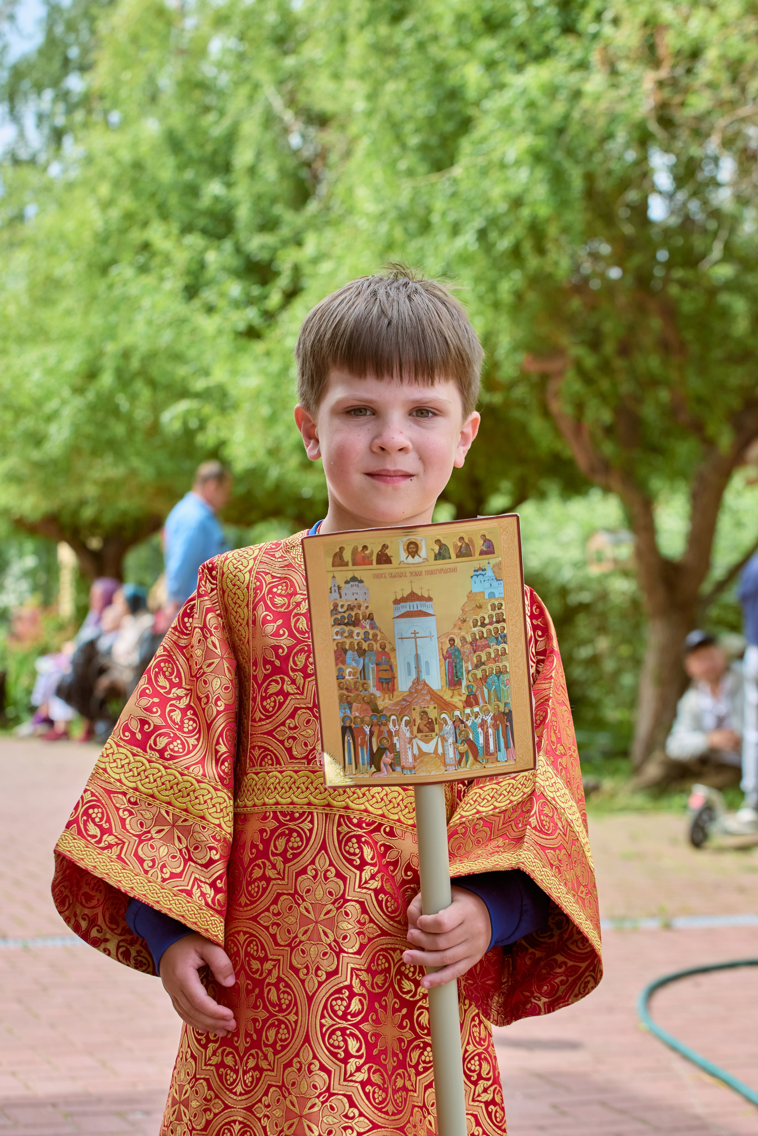 Фотографии портретов Крестного хода в Дзержинске