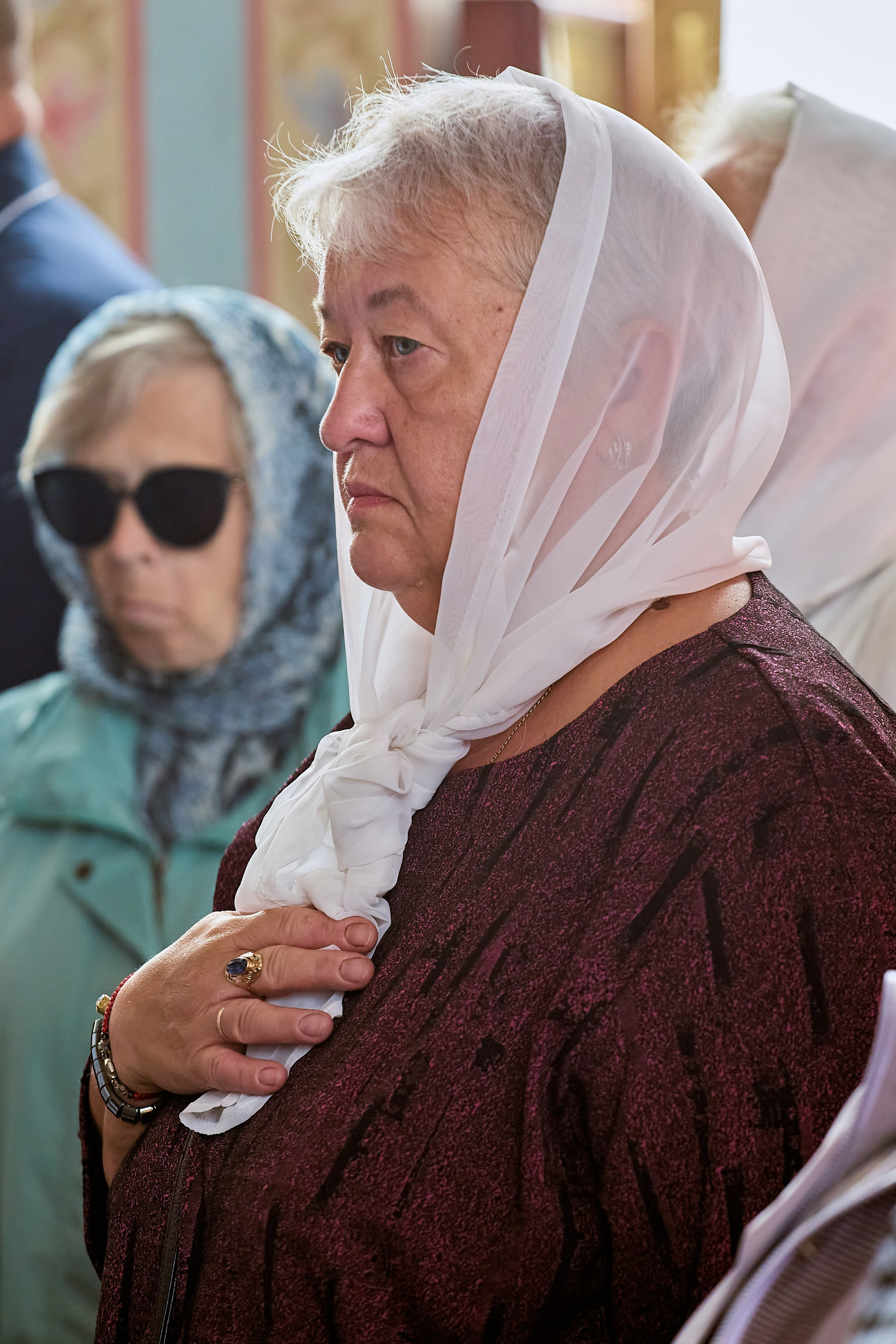 Портрет женщины на празднике Преображение Господа Бога и Спаса нашего Иисуса Христа