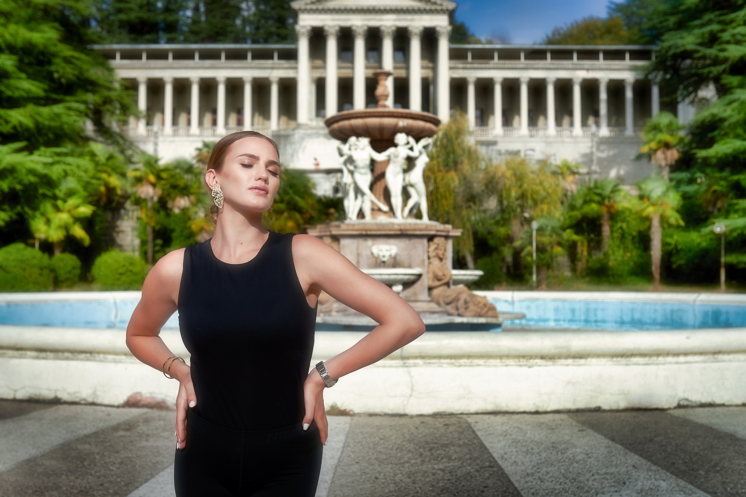 Девушка в санатории. Сочи.