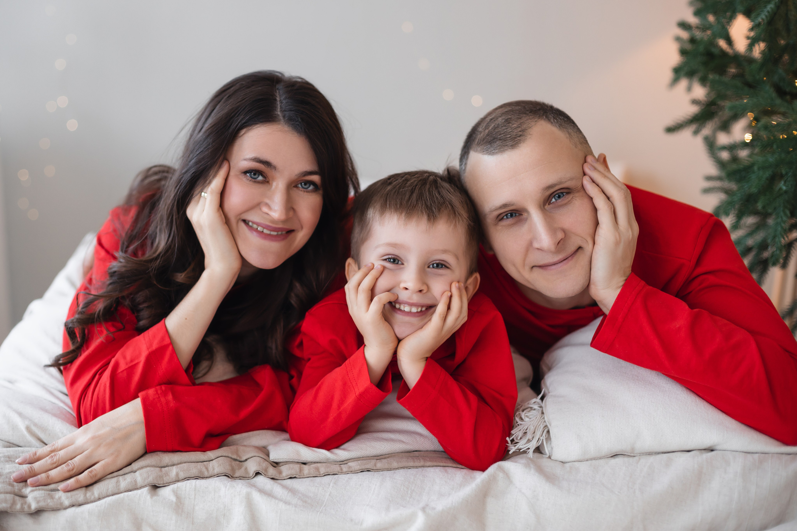 Новогодняя съёмка в студии. Фотограф Анна Лазарева