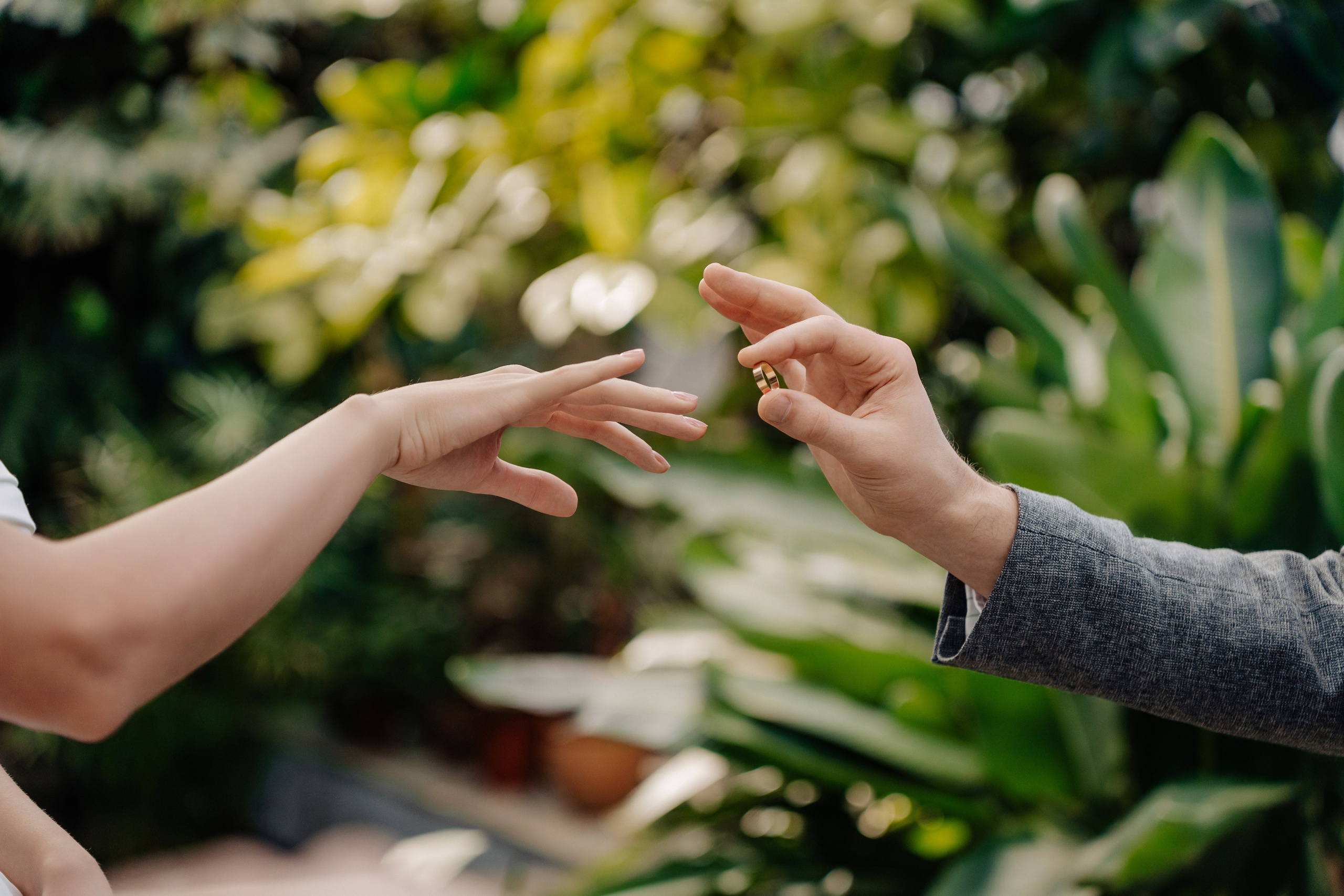 Свадебная в оранжерее. Михаил и Виктория. Фотограф Сергей Лукьяненко