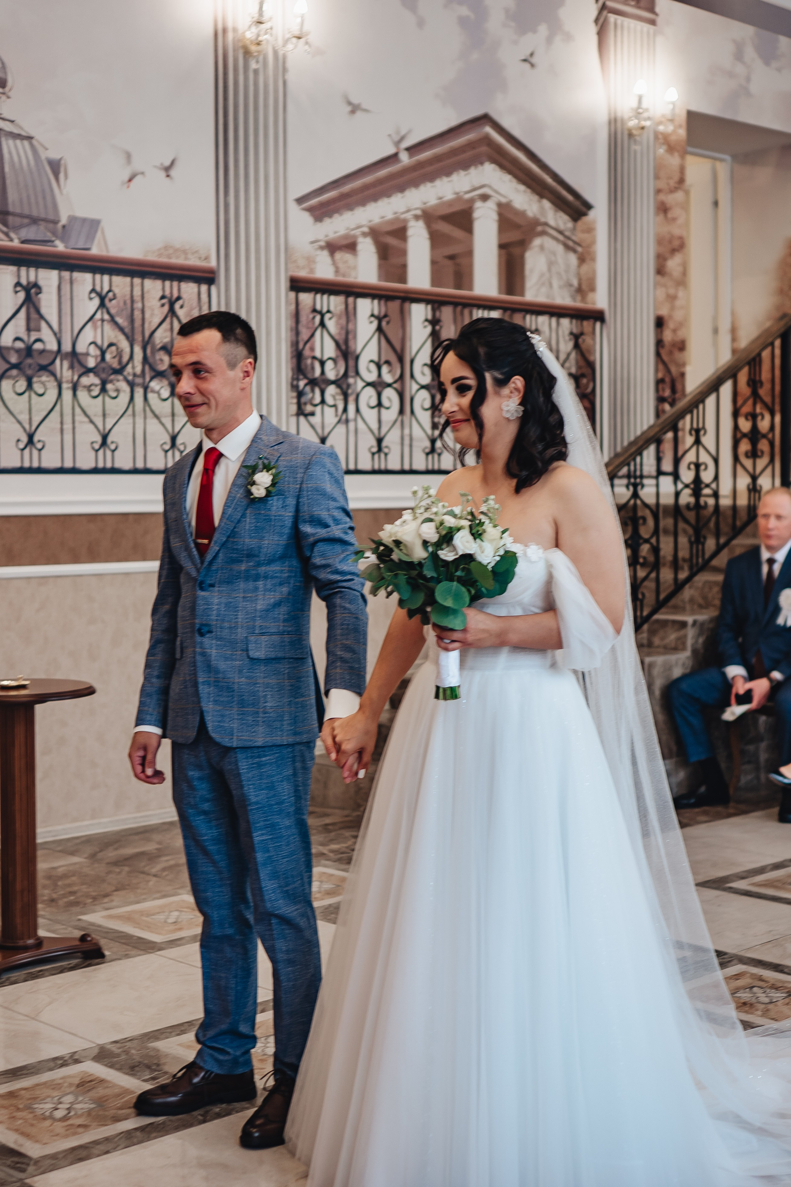 СВАДЕБНАЯ СЬЕМКА В ЗАГСЕ НА МОСКОВСКОМ ПРОСПЕКТЕ. Профессиональный фотограф, Санкт-Петербург — Виктория Богомолова