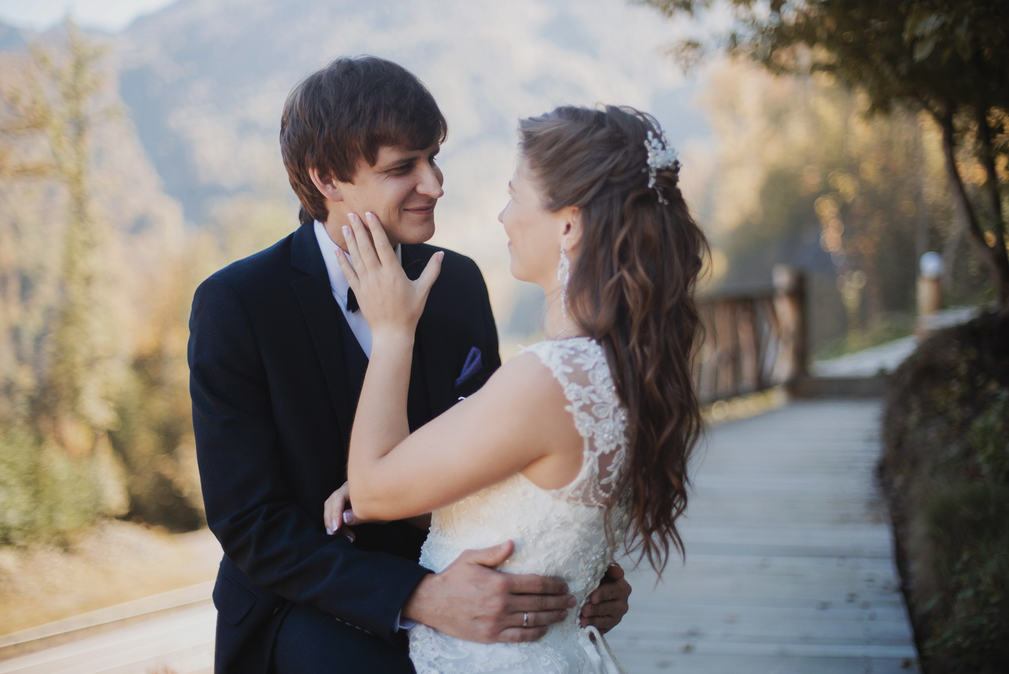 Свадебная прогулка Владимира и Ольги. Красная Поляна. Репортажный и постановочный Наталья Санникова