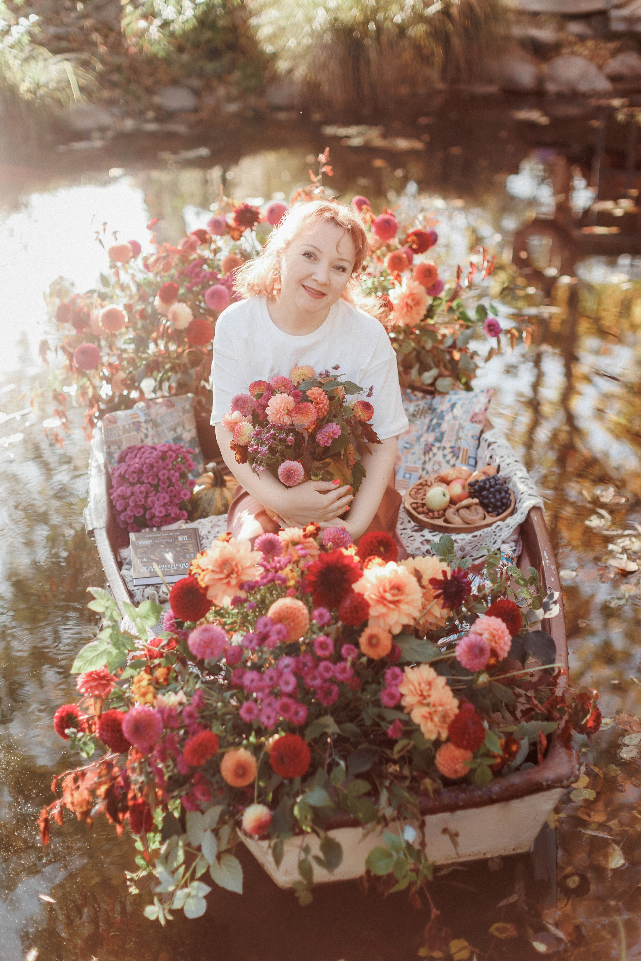 Фотопроект «Лодка в цветах». Свадебный, семейный и детский фотограф в городе Партизанск, Находка