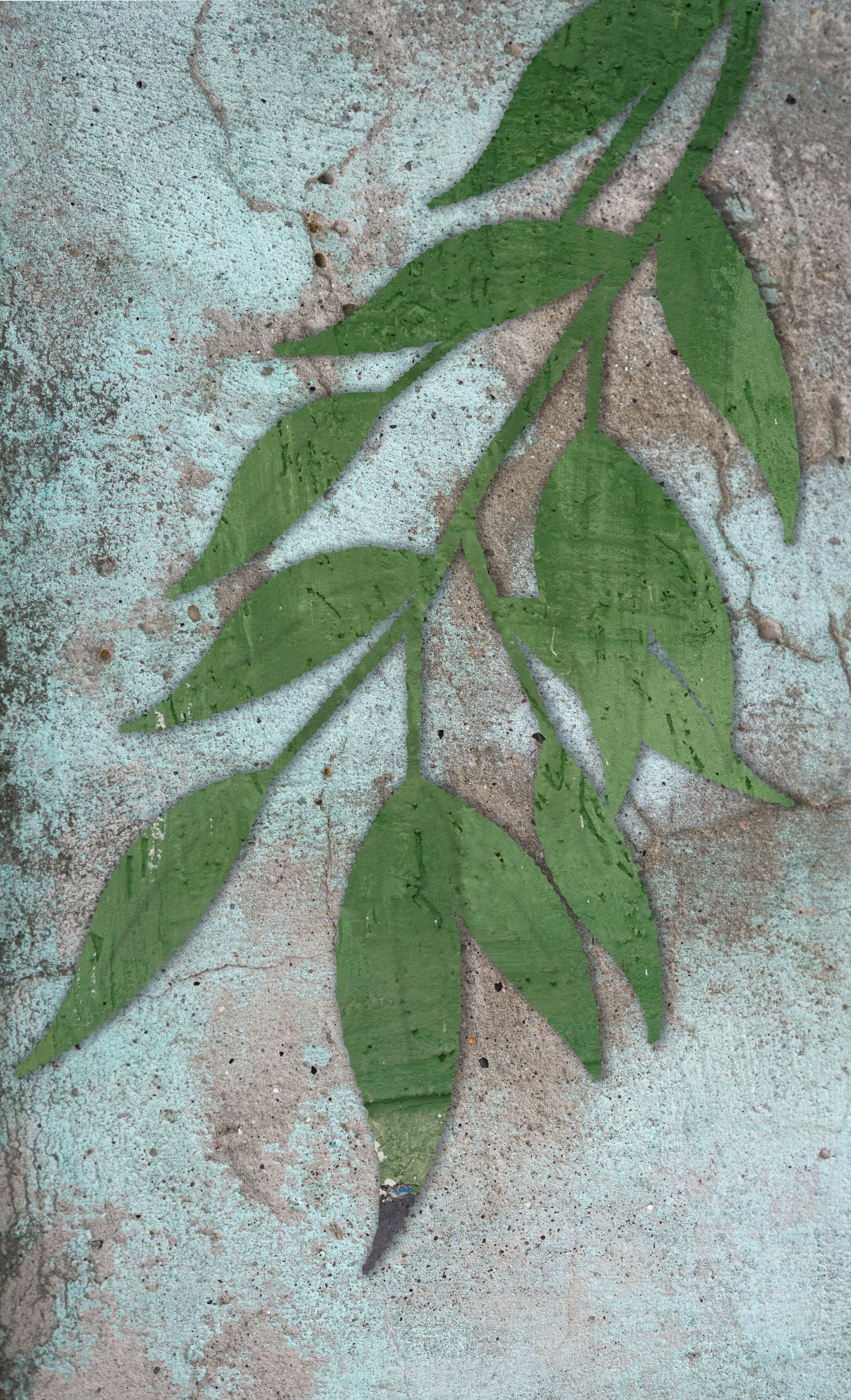 Greenest district. Artist Anna Snegina Художница Анна Снегина