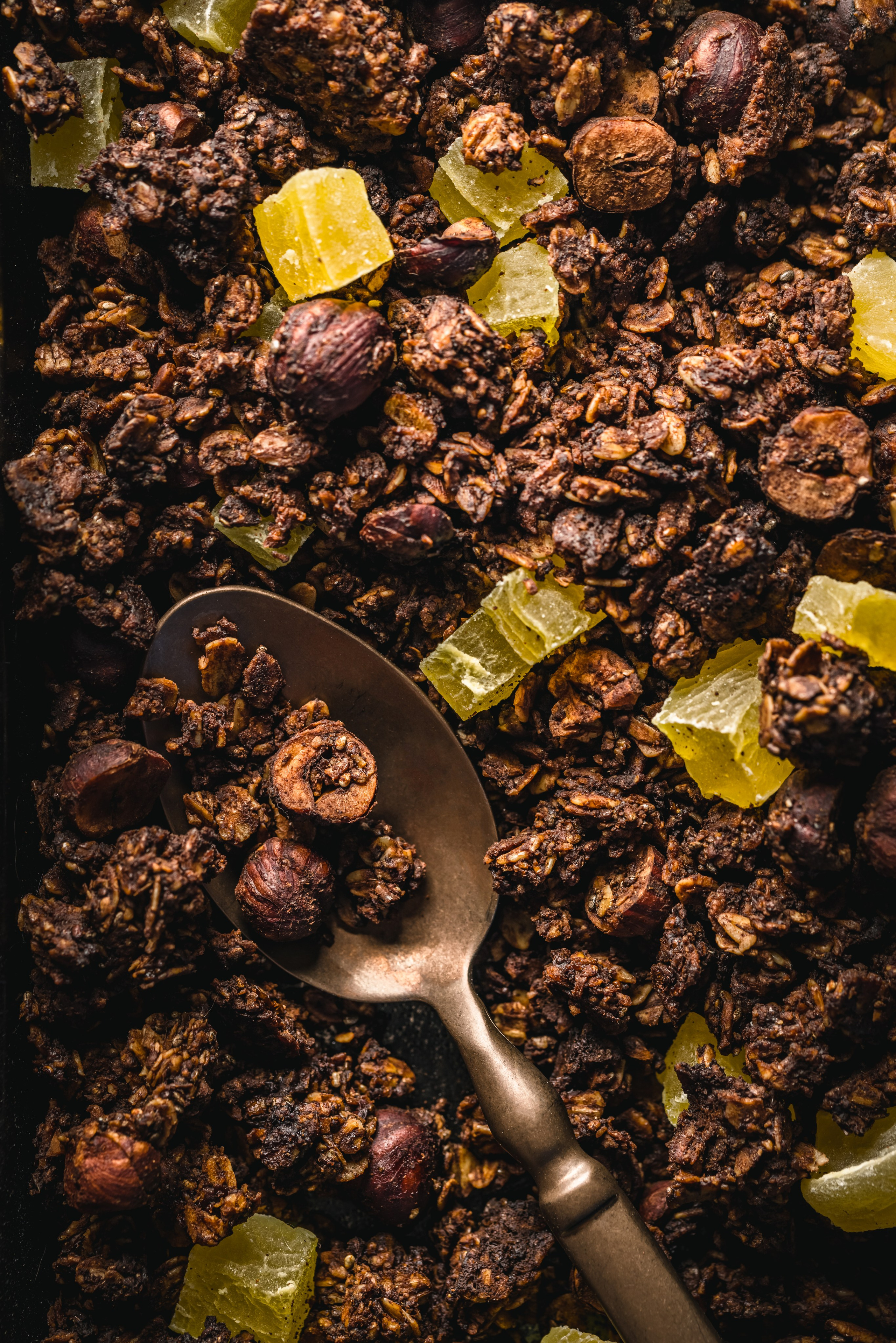 Завтрак с гранолой. Foodie Stories (гастрономические истории) рекламная фуд-фотосъёмка, Москва