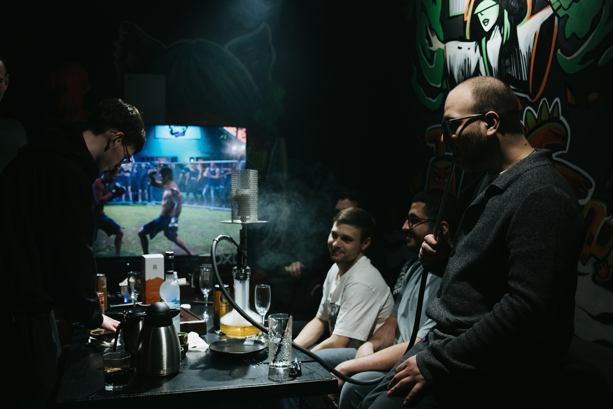 День рождения кальяной NUASMOKE 11 лет. Свадебный и репортажной фотограф Денис Ожигин в Краснодаре и Краснодарском крае